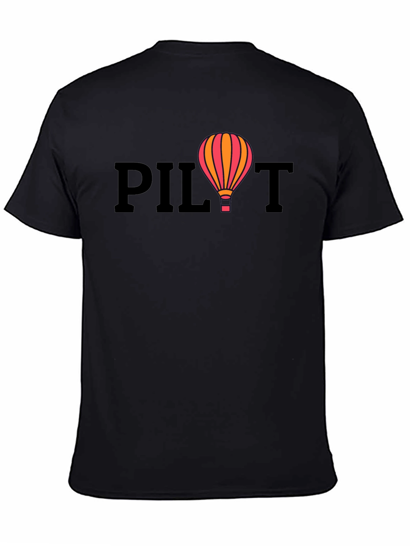 Pilot Hot Air Balloon Graphic T-Shirt