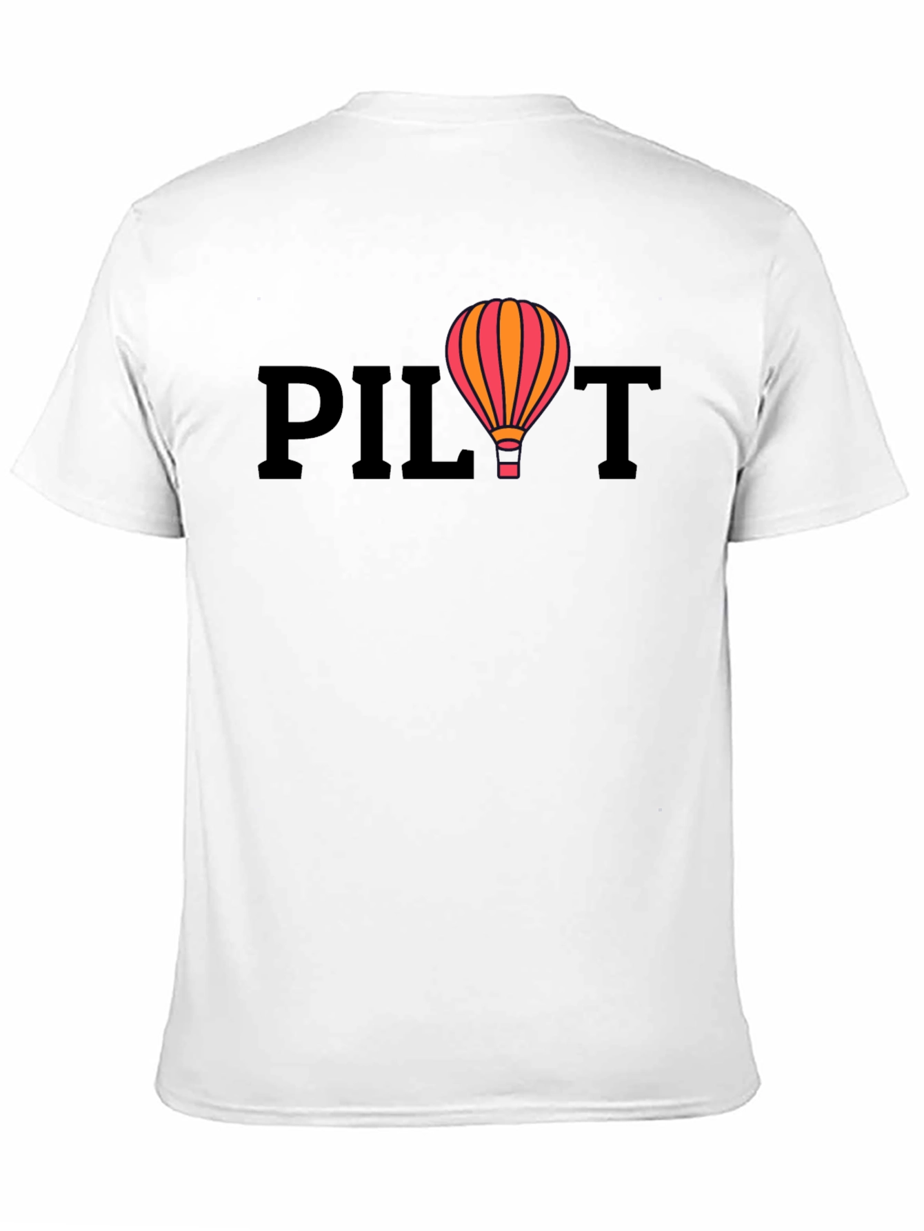 Pilot Hot Air Balloon Graphic T-Shirt