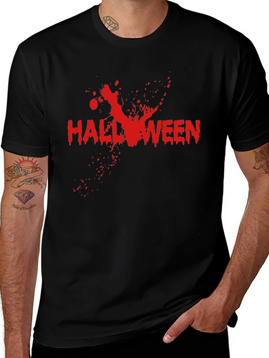Halloween Splatter Graphic T-Shirt