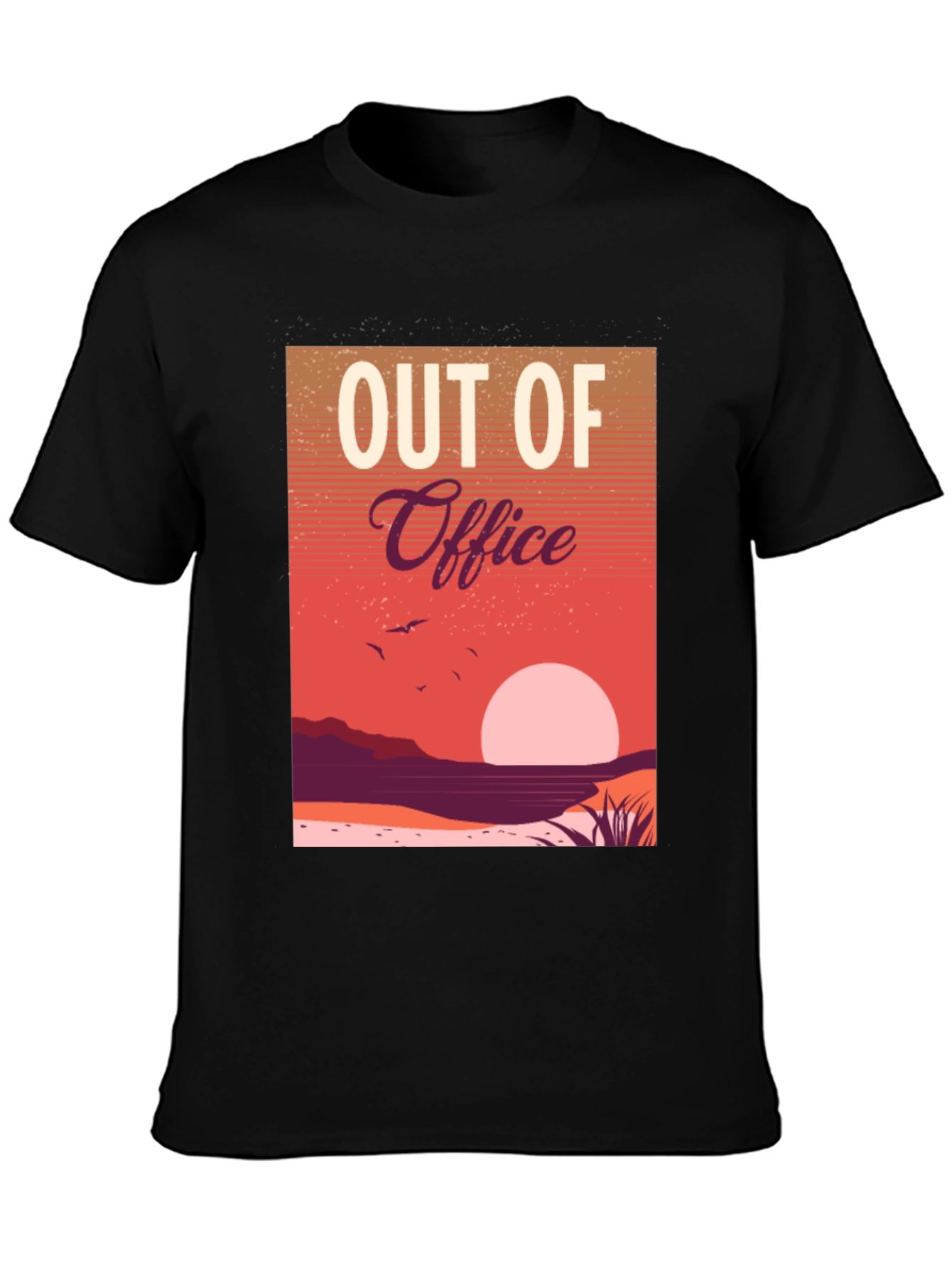 Out of Office Sunset Graphic Tee