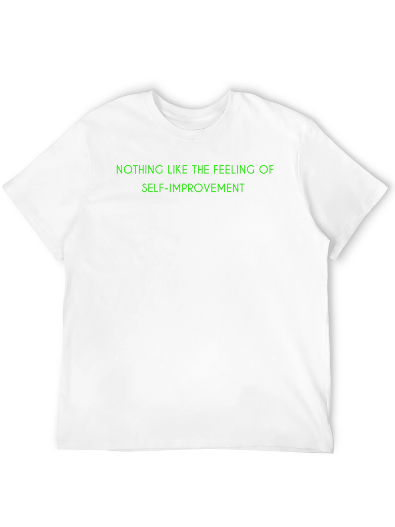 Self-Improvement Black T-Shirt