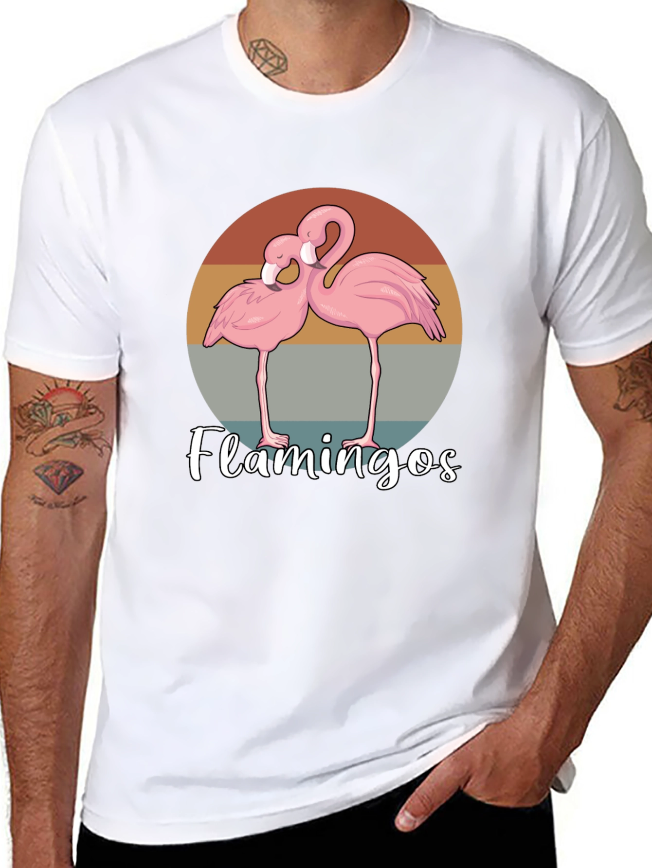 Retro Flamingo Graphic Tee