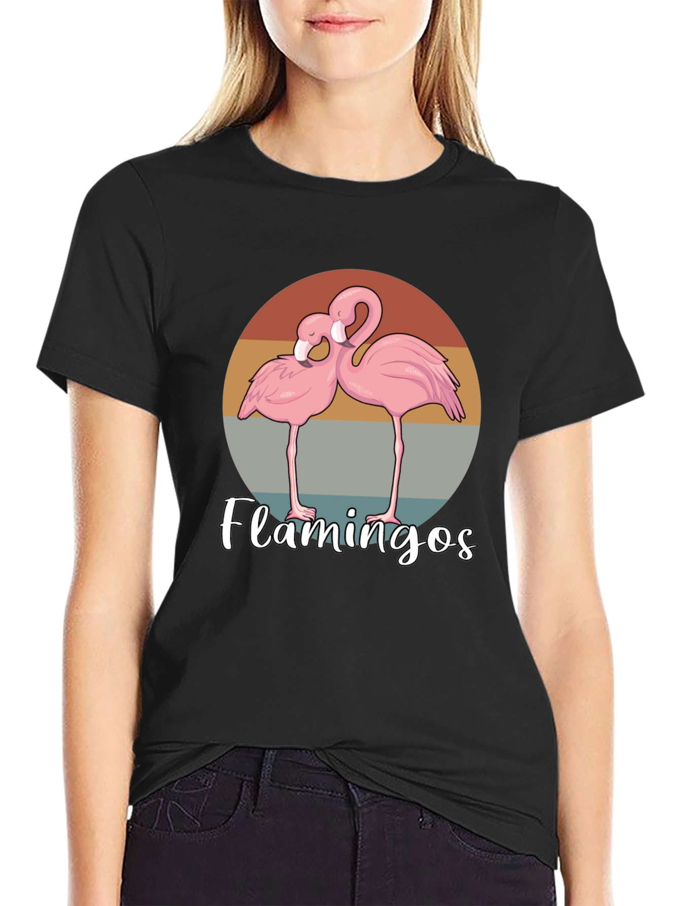 Retro Flamingo Graphic Tee