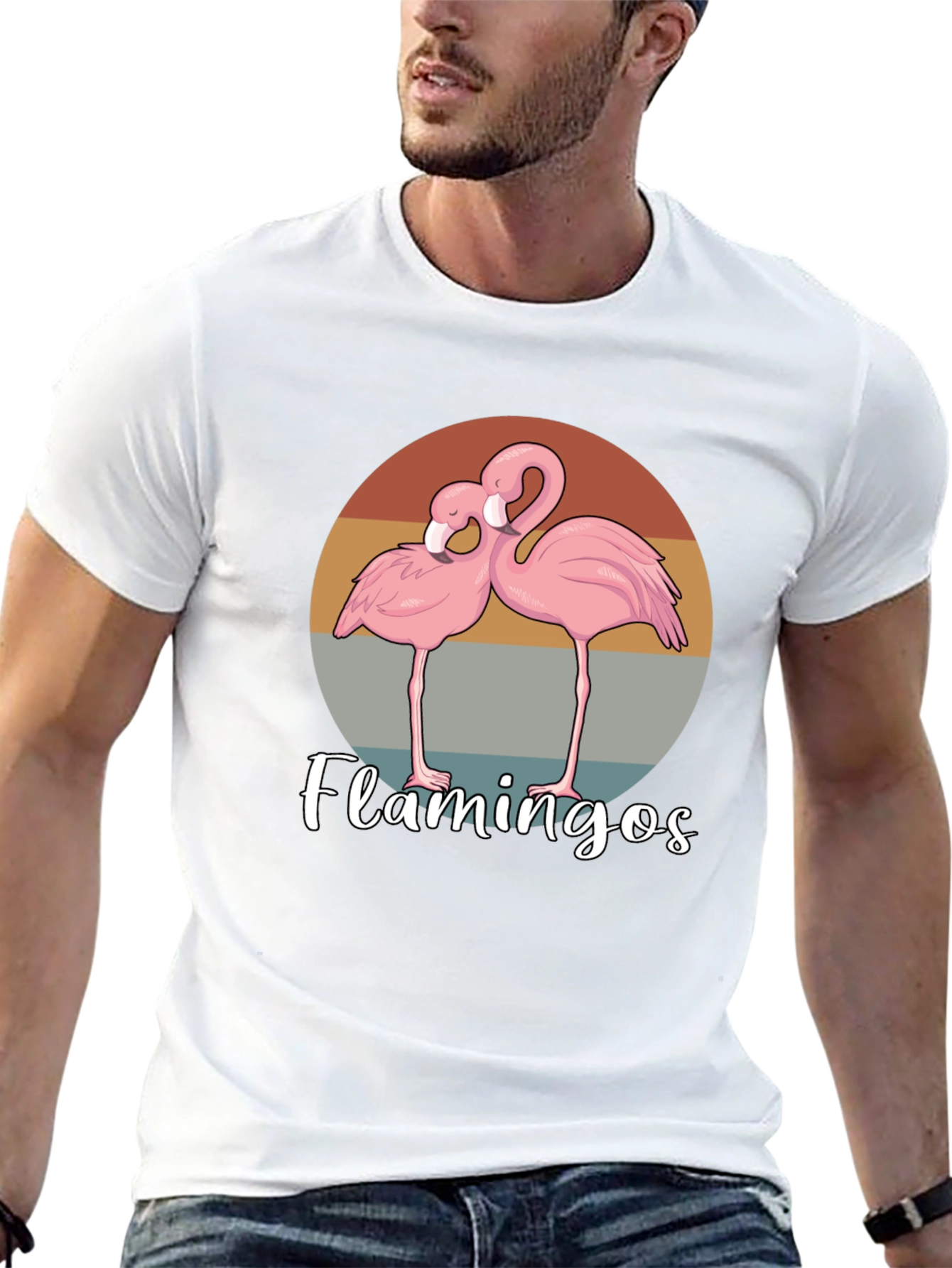 Retro Flamingo Graphic Tee