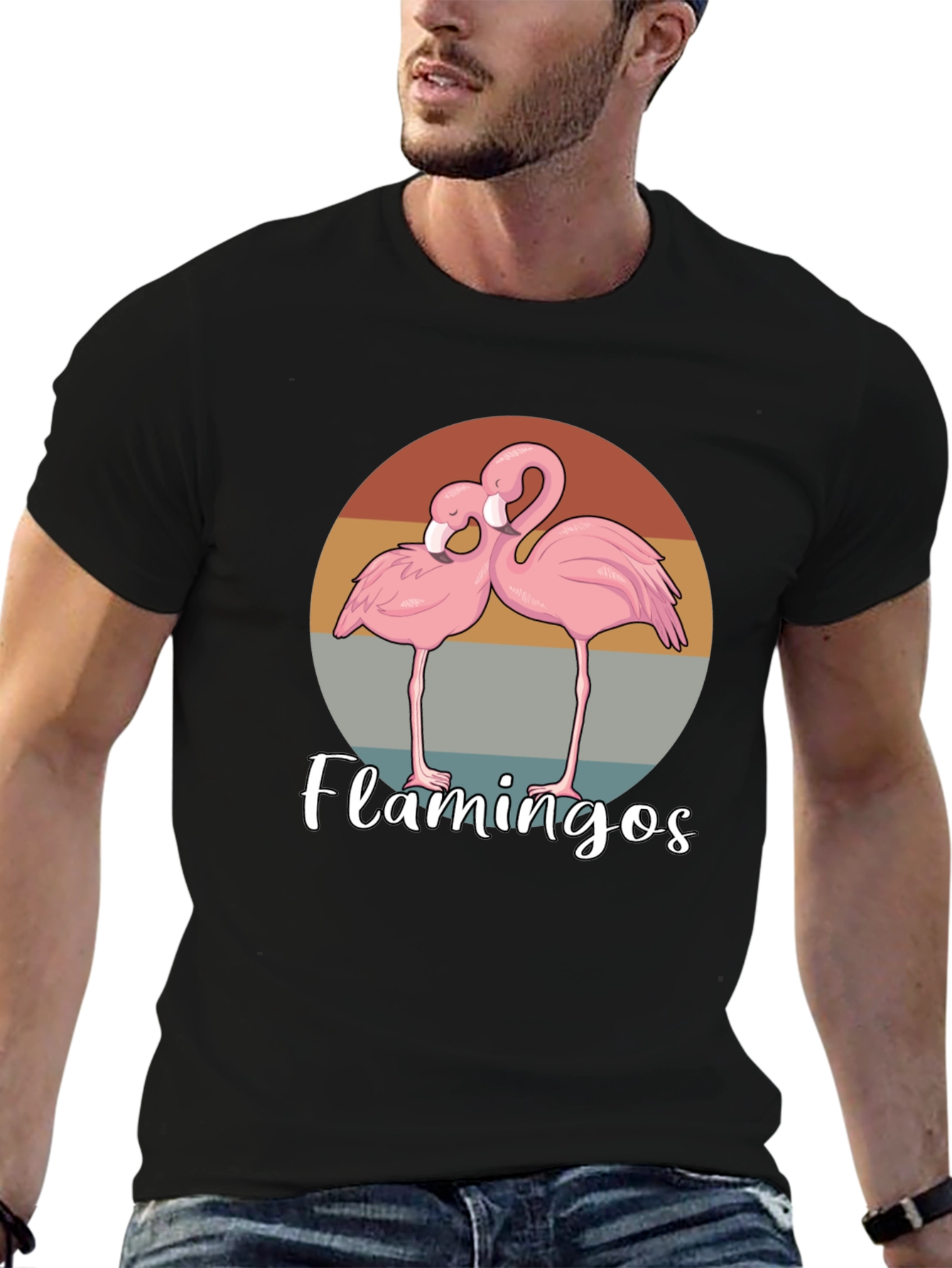 Retro Flamingo Graphic Tee