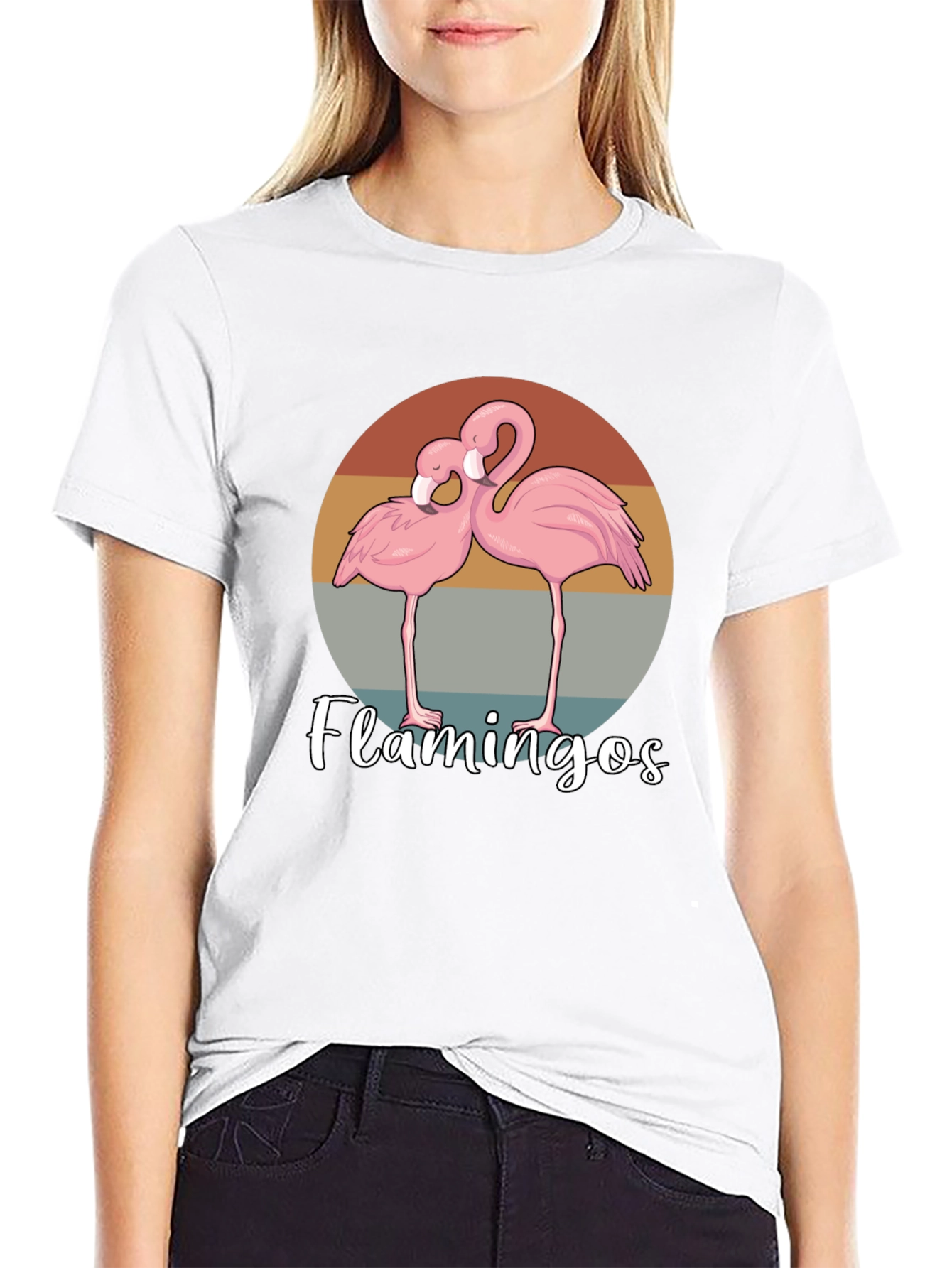 Retro Flamingo Graphic Tee