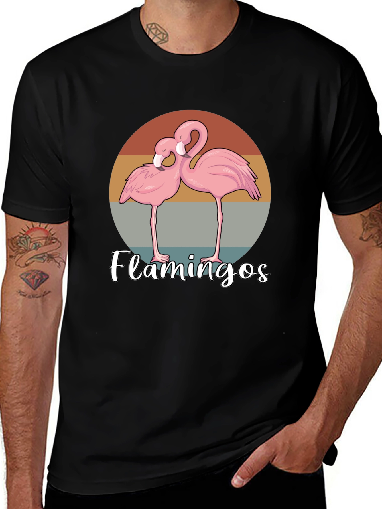 Retro Flamingo Graphic Tee