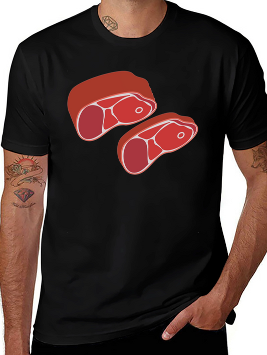 Steak Graphic Tee - Funny Foodie T-Shirt