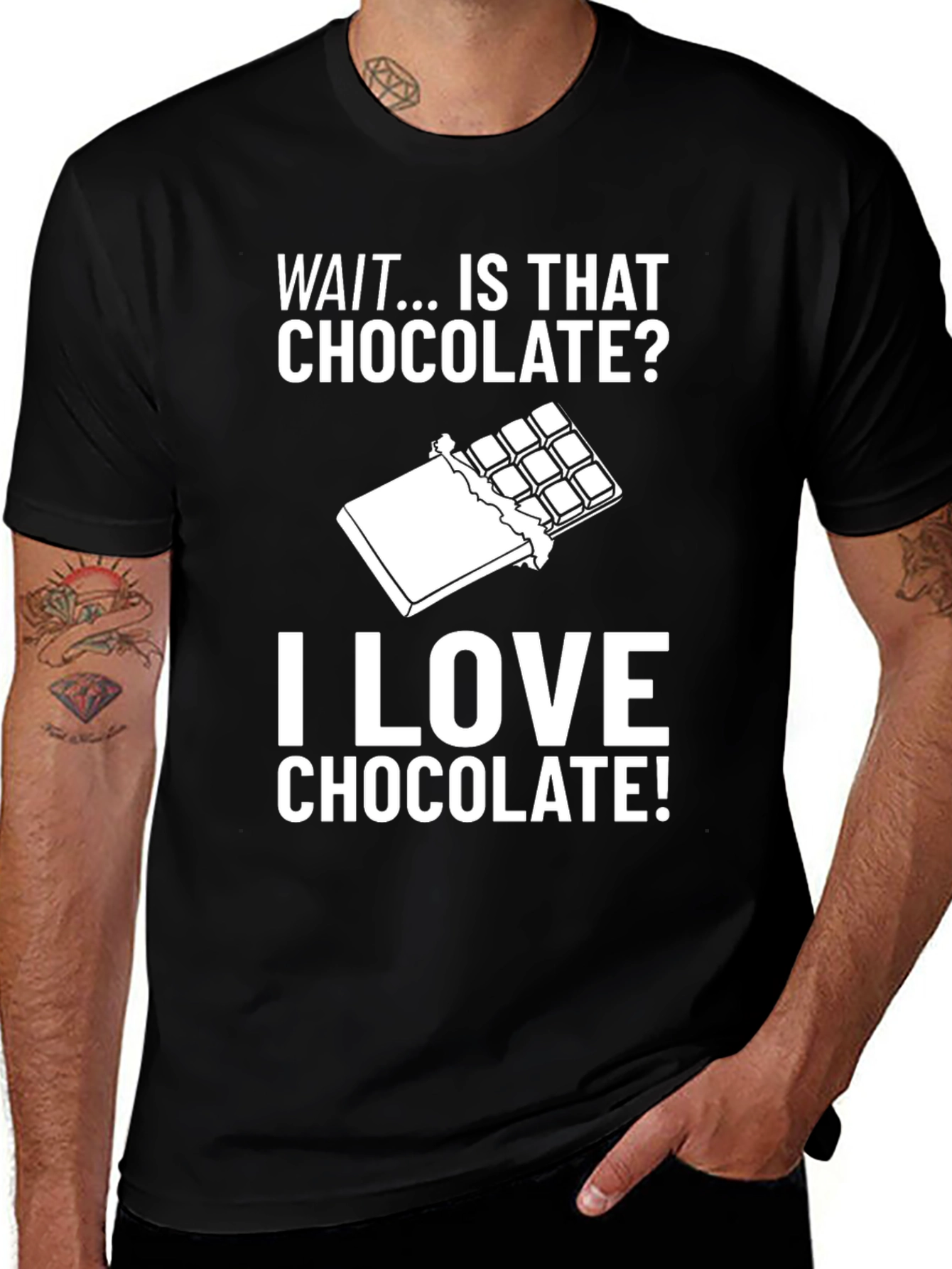 Funny Chocolate Lover T-Shirt - Is That Chocolate? Tee