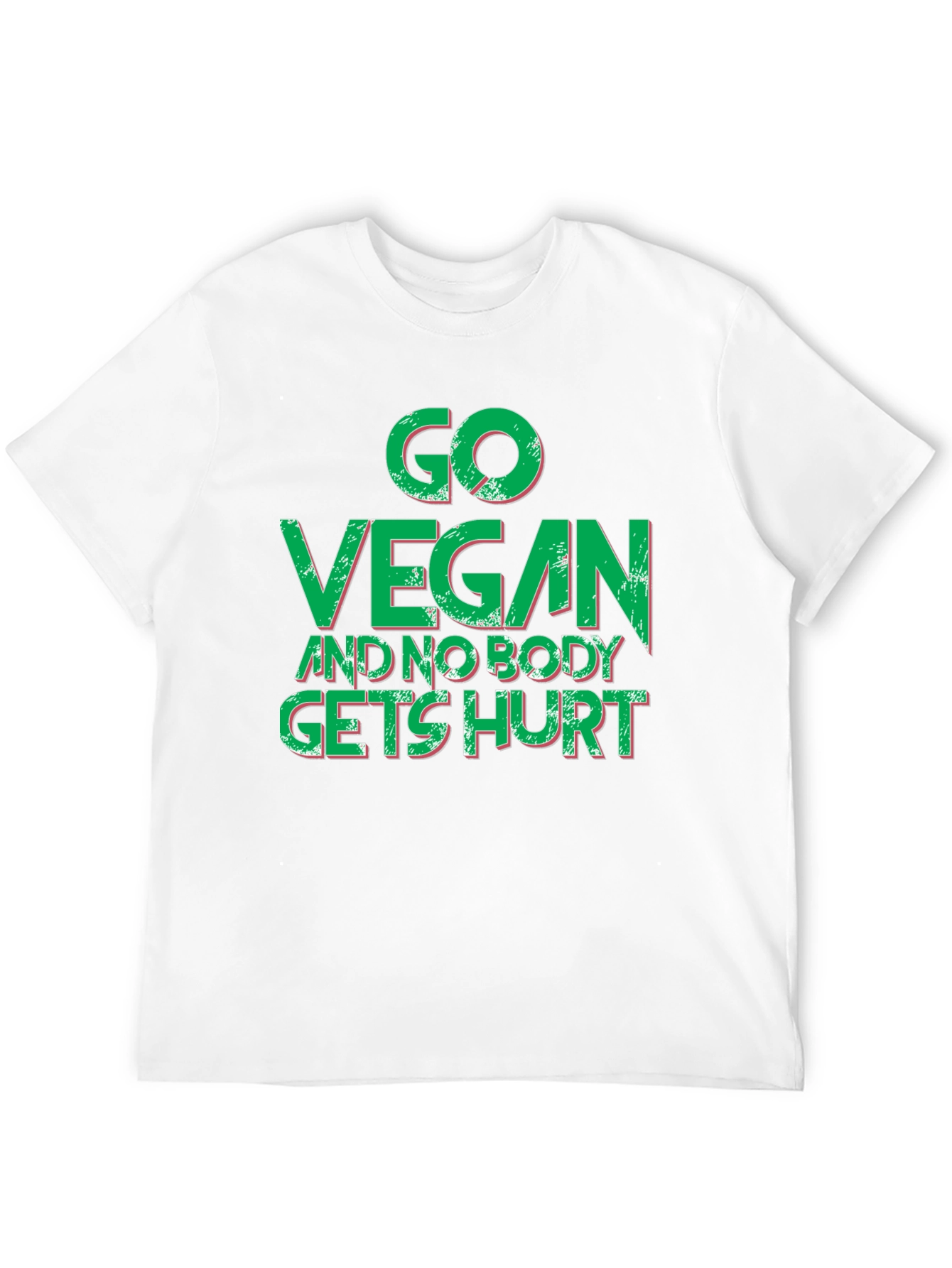 Go Vegan And Nobody Gets Hurt Black T-Shirt