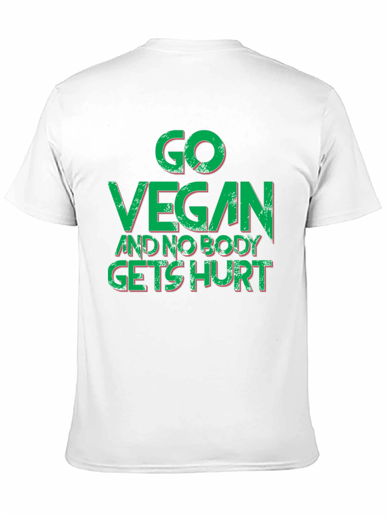 Go Vegan And Nobody Gets Hurt Black T-Shirt