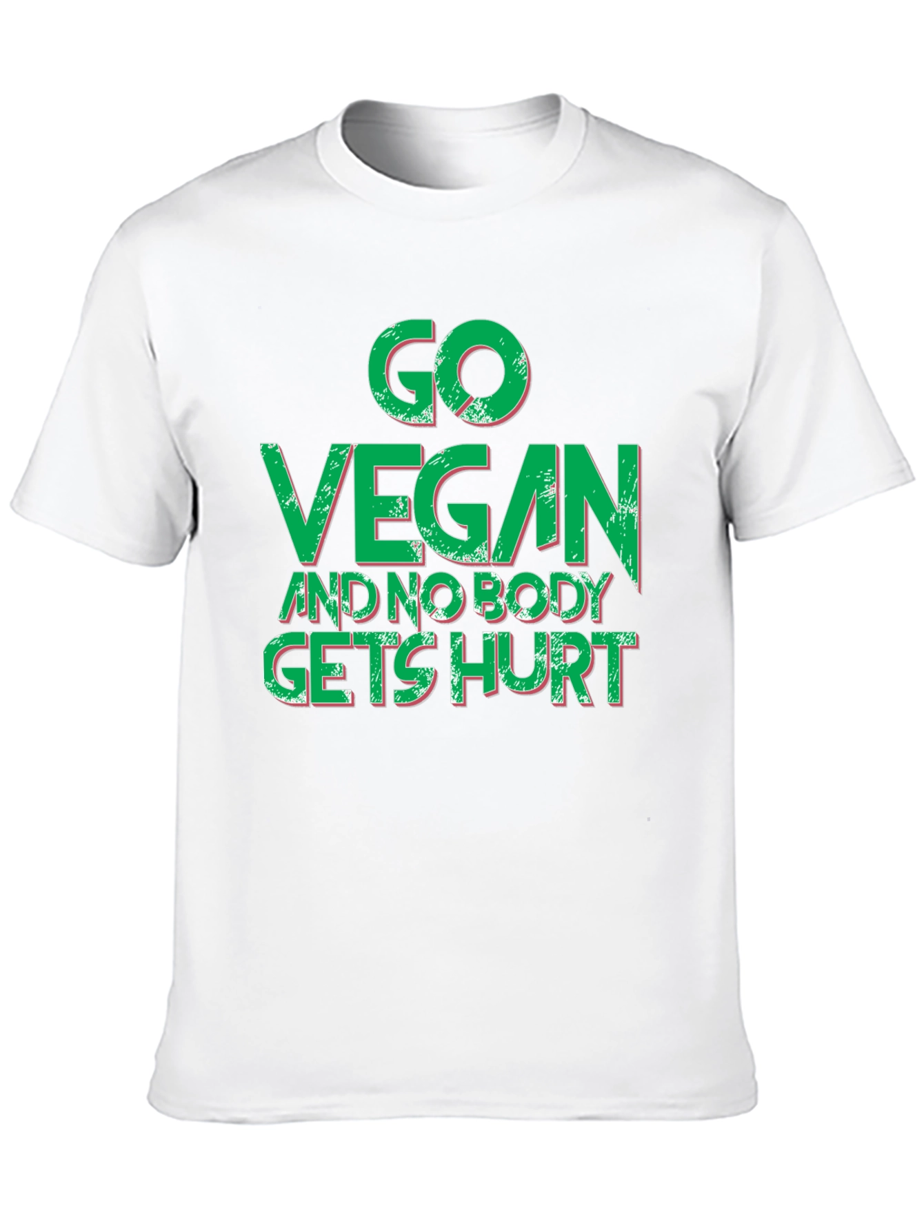 Go Vegan And Nobody Gets Hurt Black T-Shirt