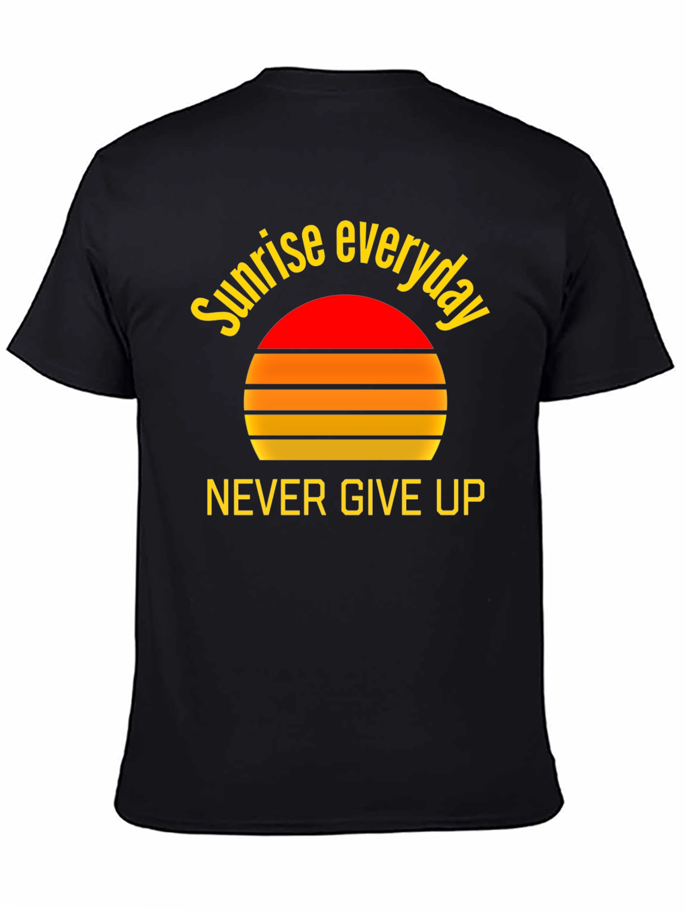 Sunrise Everyday Graphic Tee - Never Give Up