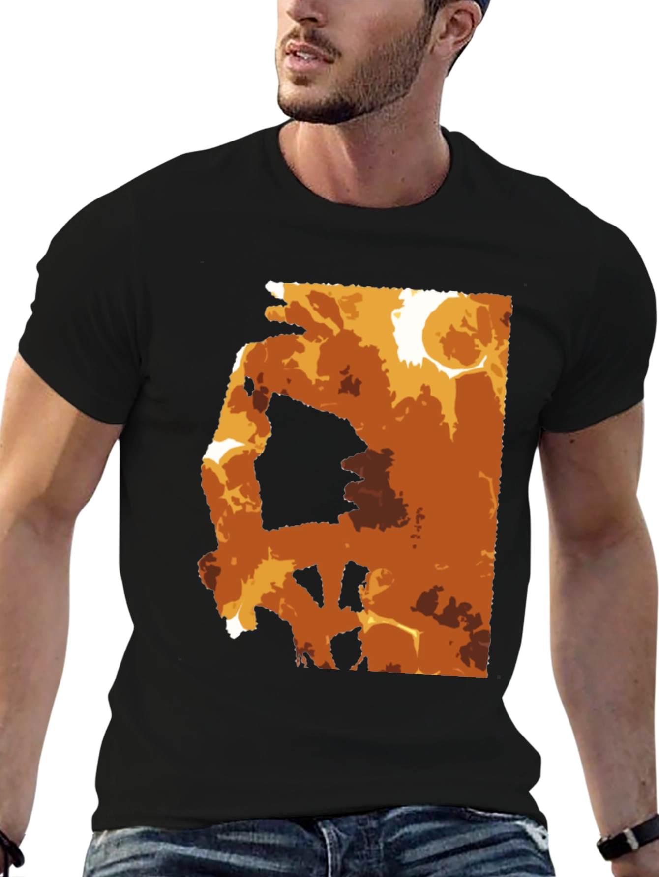 Abstract Graphic Tee - Stylish Casual Comfort