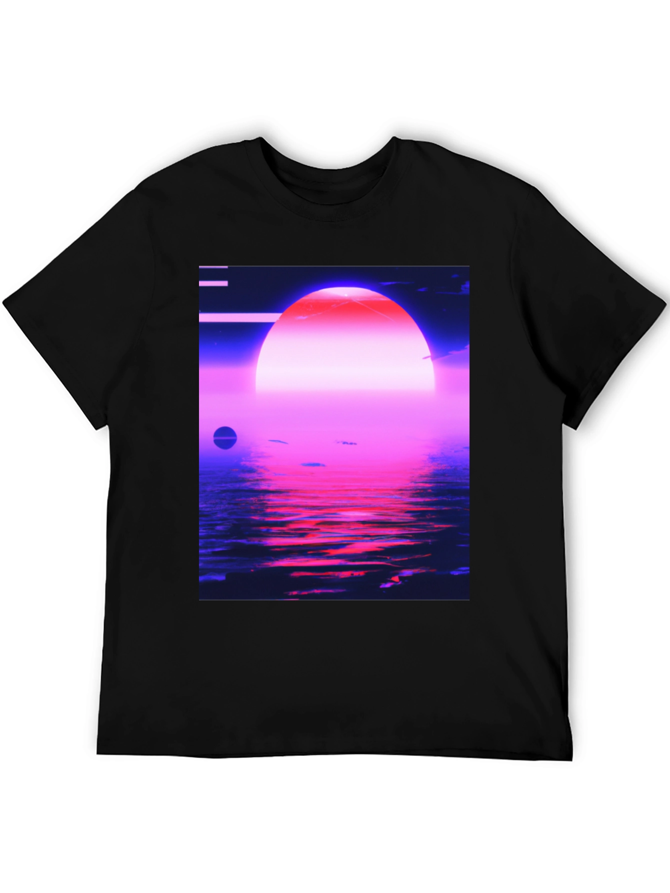 Synthwave Sunset T-Shirt - Retro 80s Aesthetic