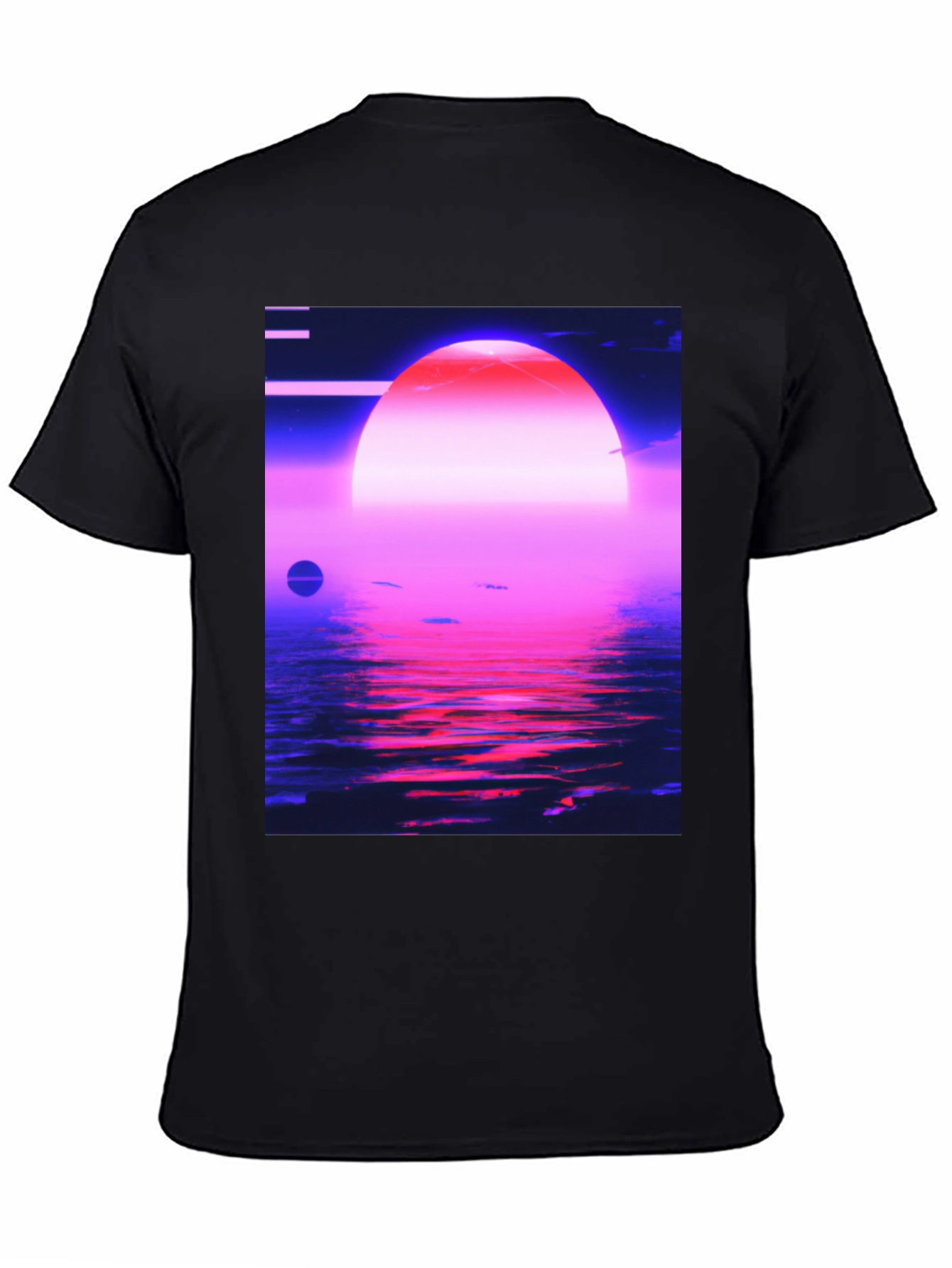Synthwave Sunset T-Shirt - Retro 80s Aesthetic