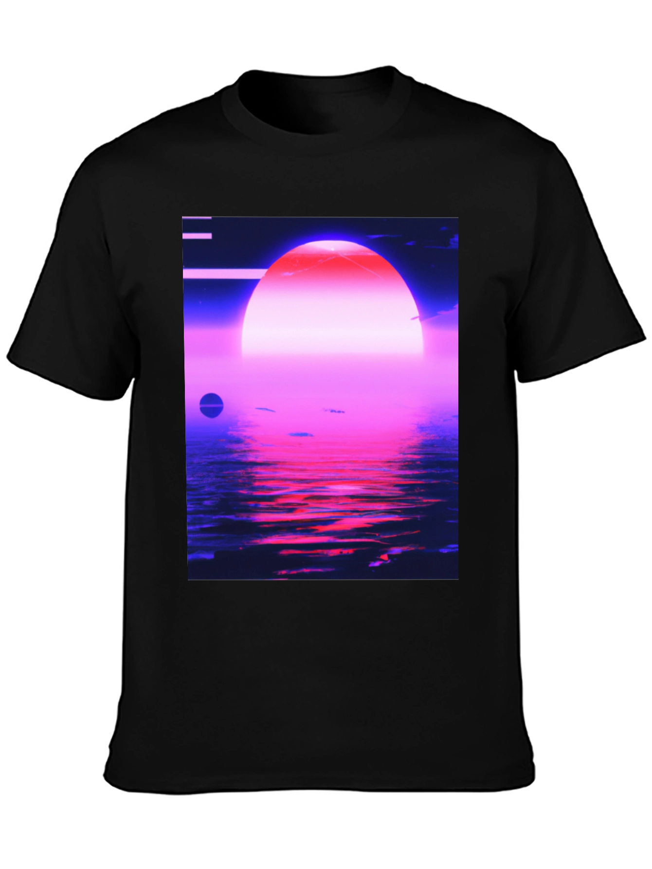 Synthwave Sunset T-Shirt - Retro 80s Aesthetic