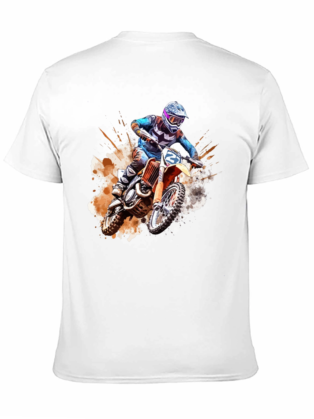 Motocross Rider Graphic Tee - Bold & Edgy Design