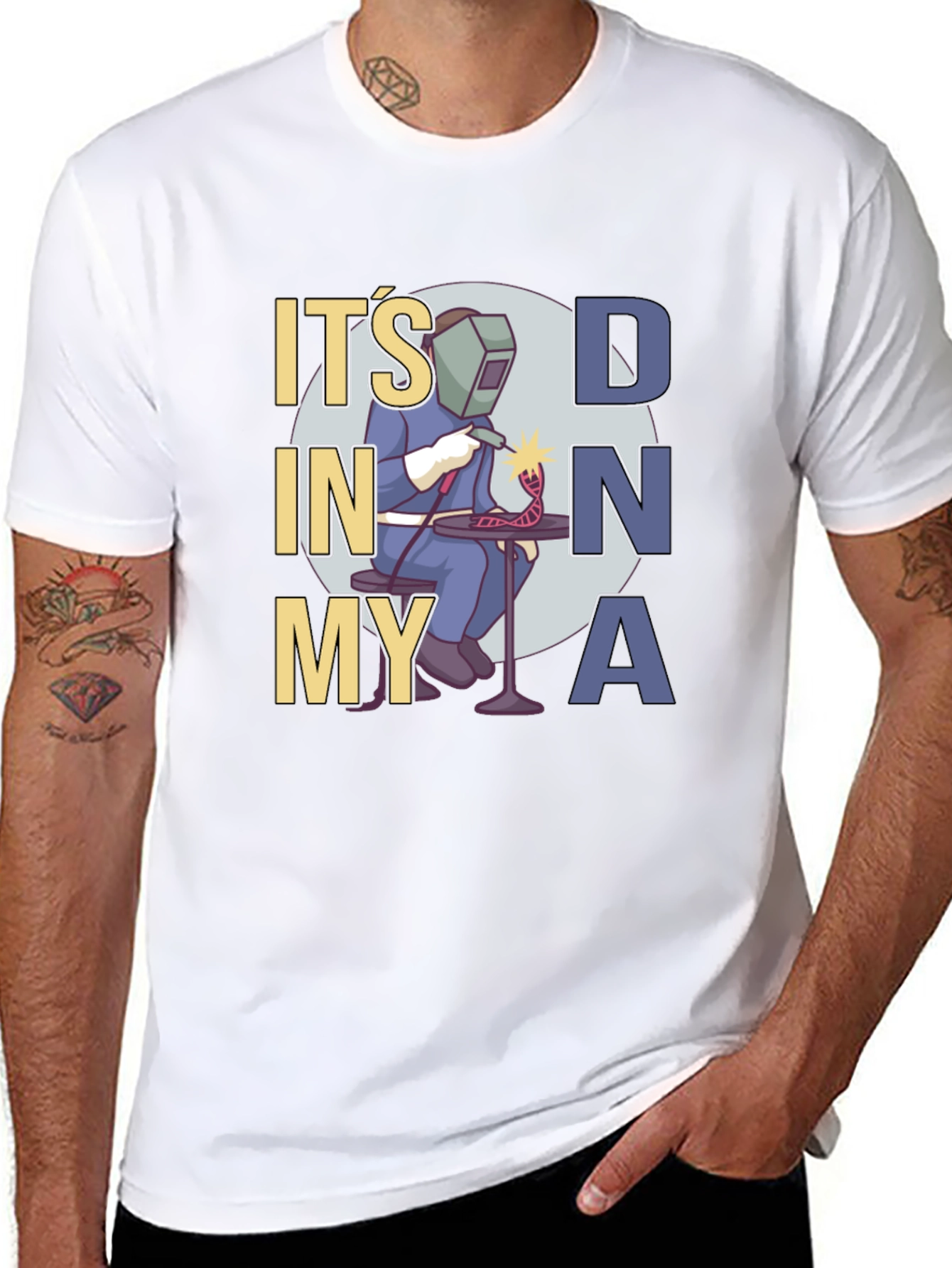 Its in My DNA Welder T-Shirt