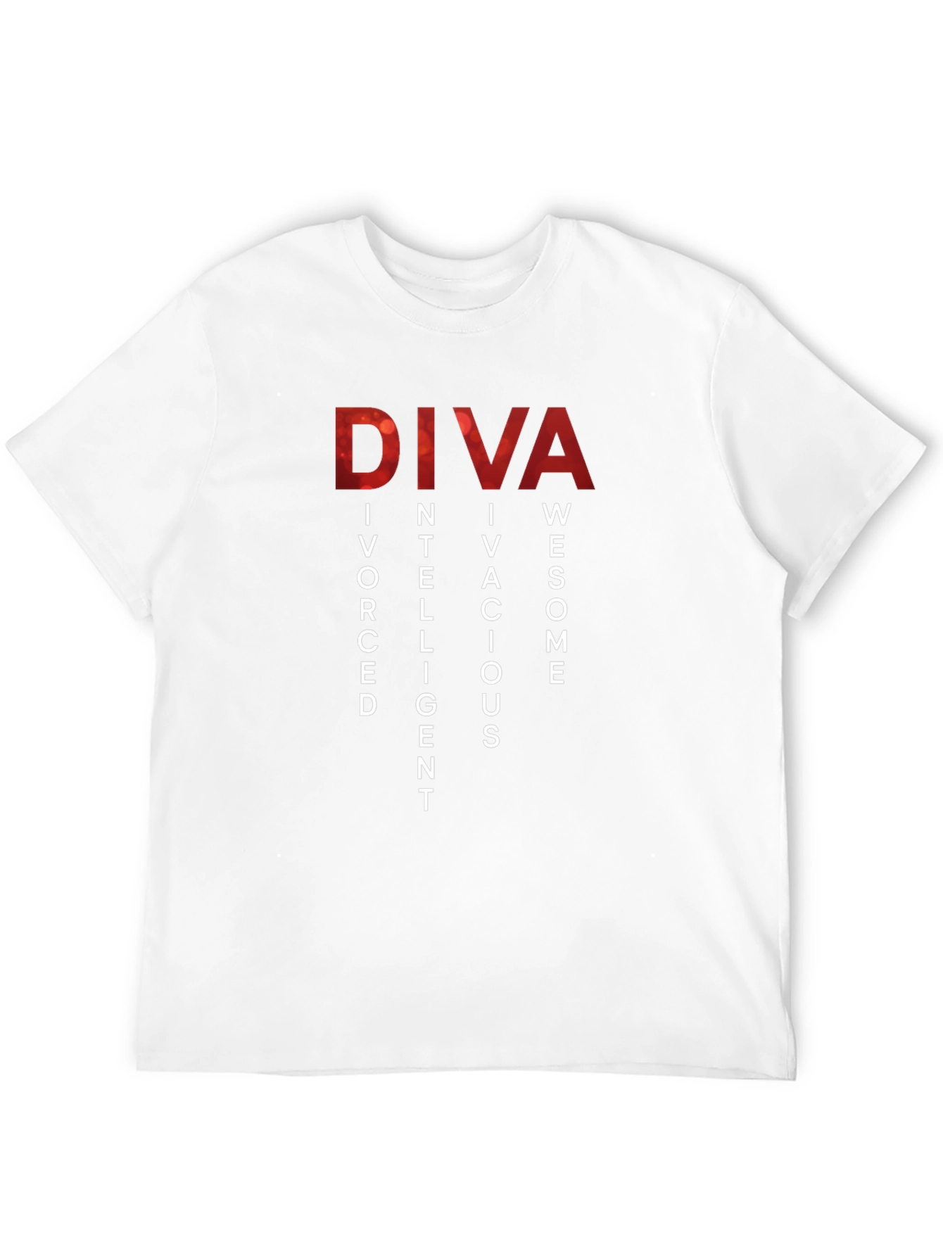 Diva Definition T-Shirt - Divorced Intelligent Vivacious Awesome