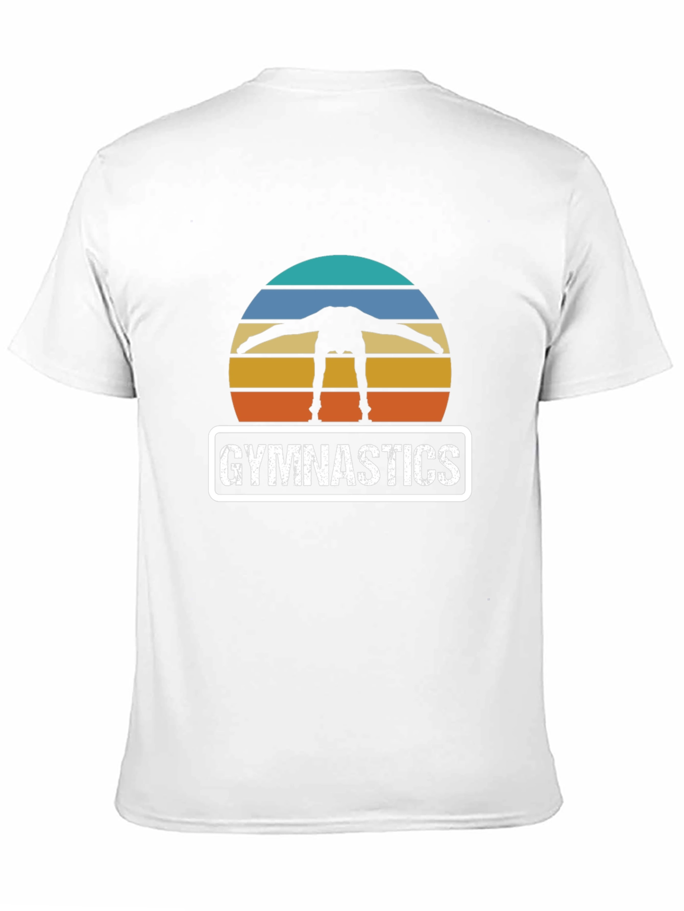 Gymnastics Retro Sunset Graphic T-Shirt