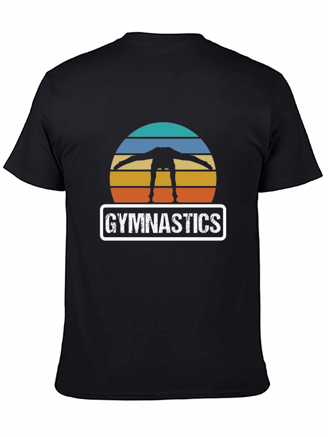 Gymnastics Retro Sunset Graphic T-Shirt