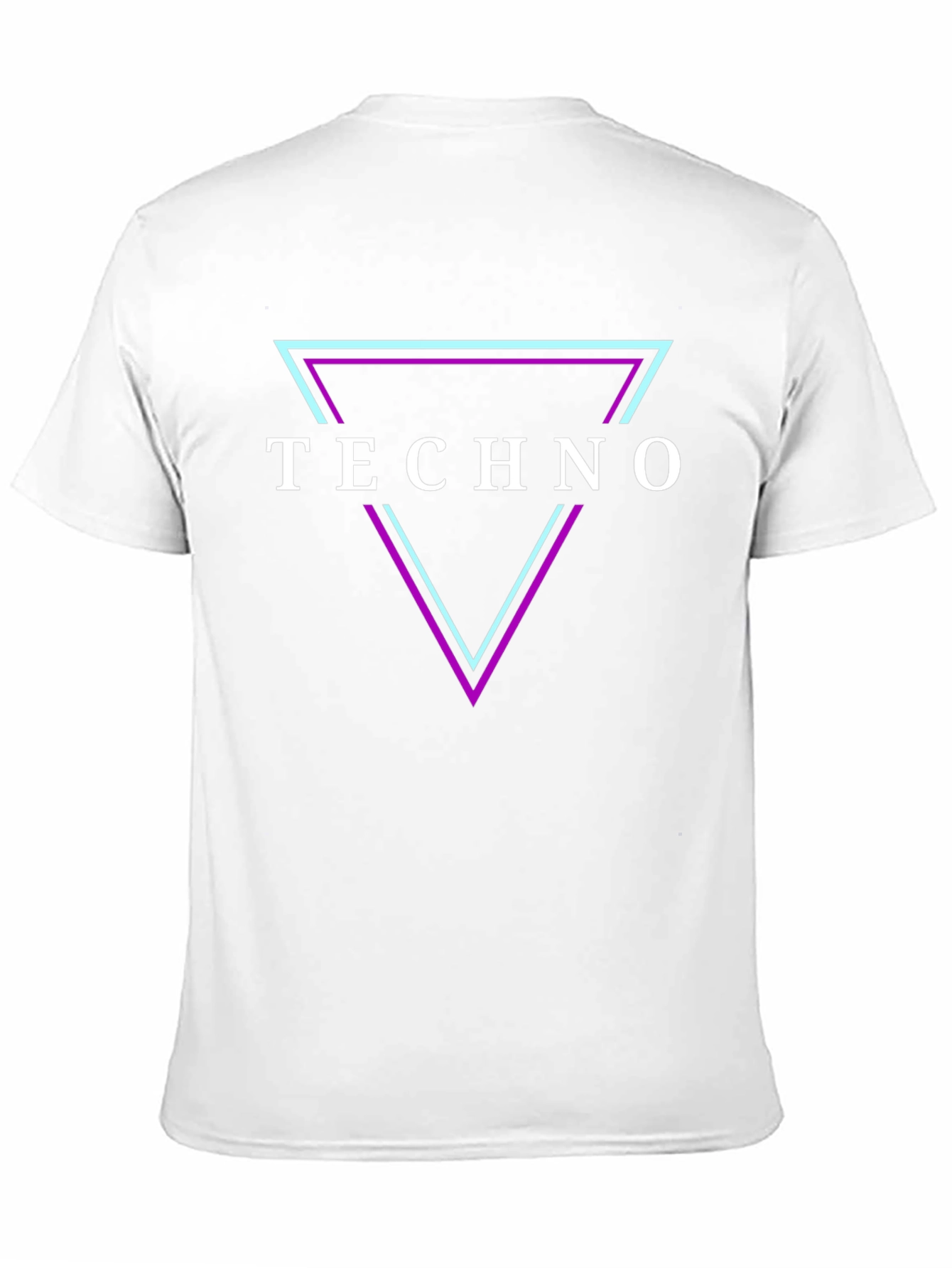 Techno Triangle Graphic T-Shirt - Club Rave Wear