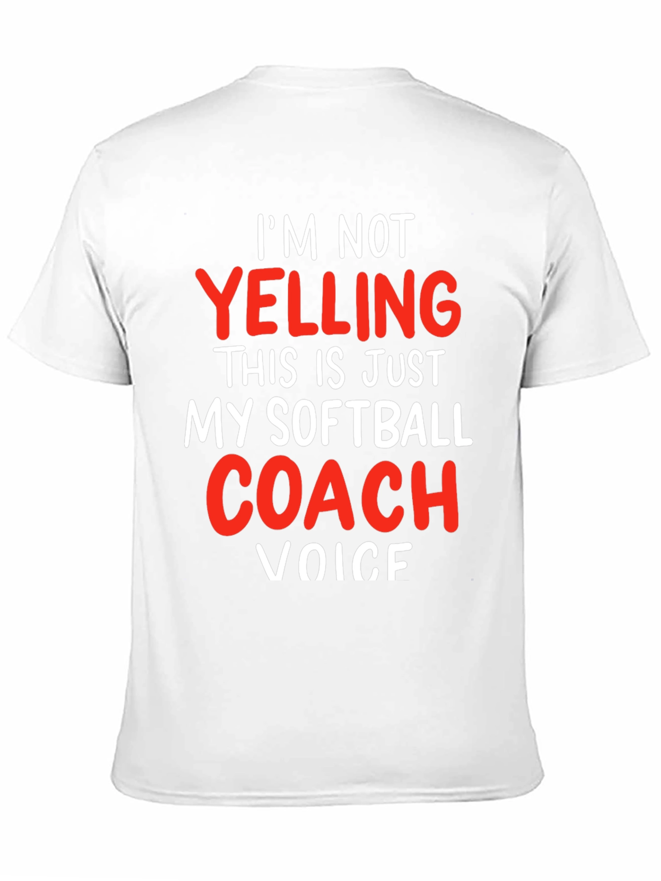 Softball Coach Voice T-Shirt
