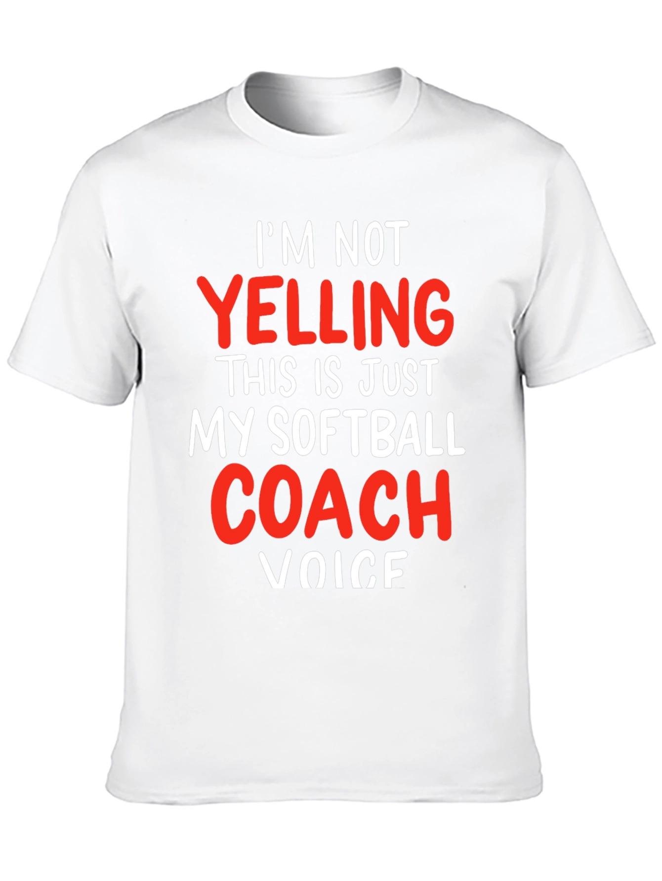 Softball Coach Voice T-Shirt