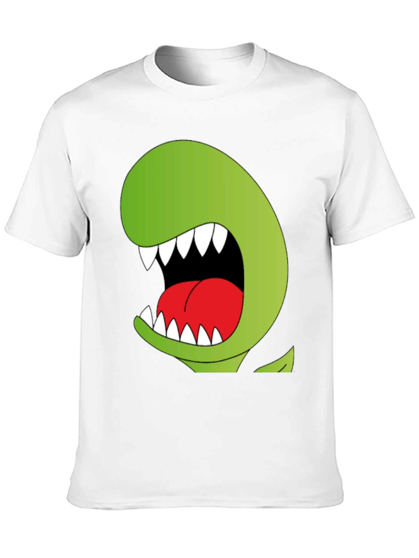 Cartoon Monster Graphic Tee - Funky Novelty T-Shirt