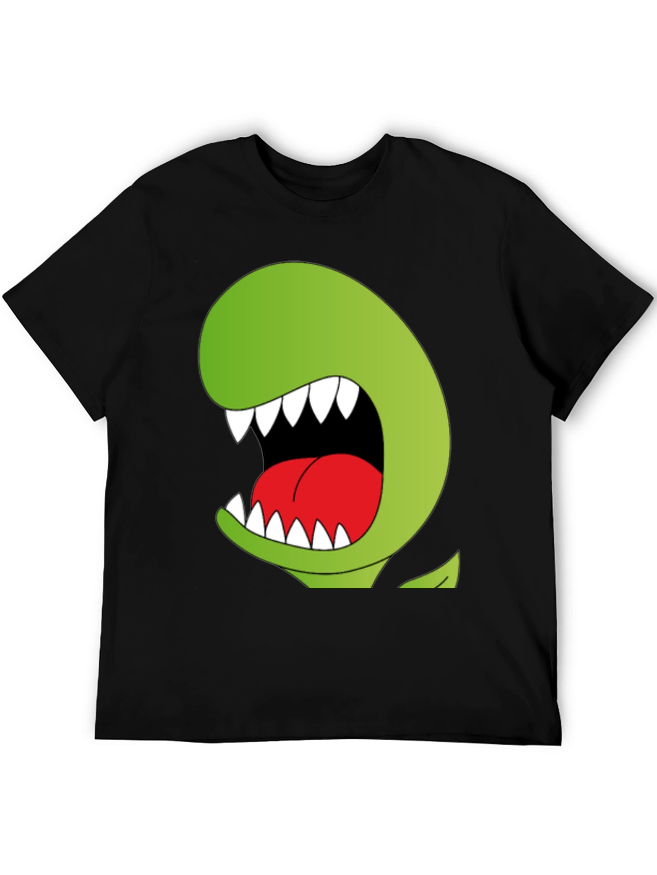Cartoon Monster Graphic Tee - Funky Novelty T-Shirt