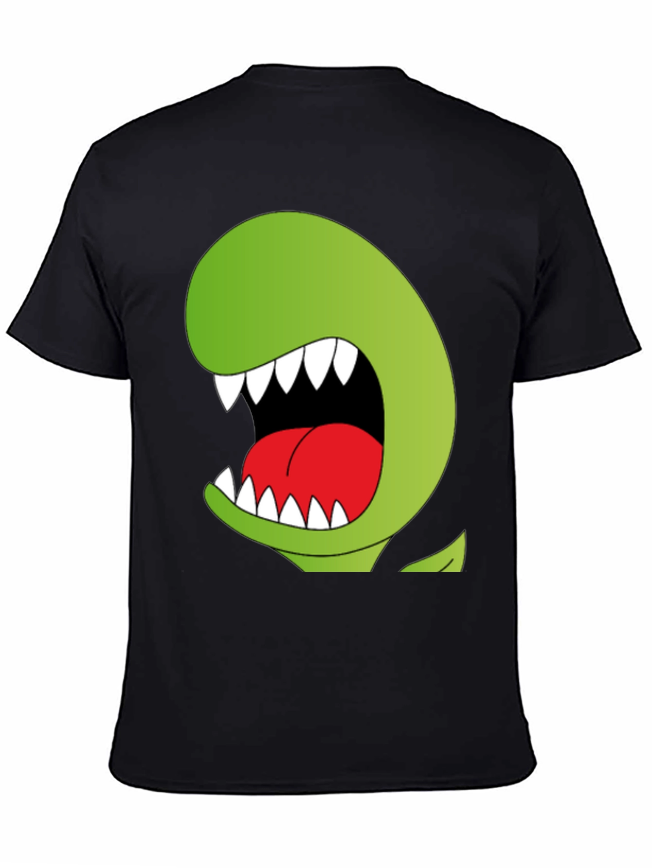 Cartoon Monster Graphic Tee - Funky Novelty T-Shirt