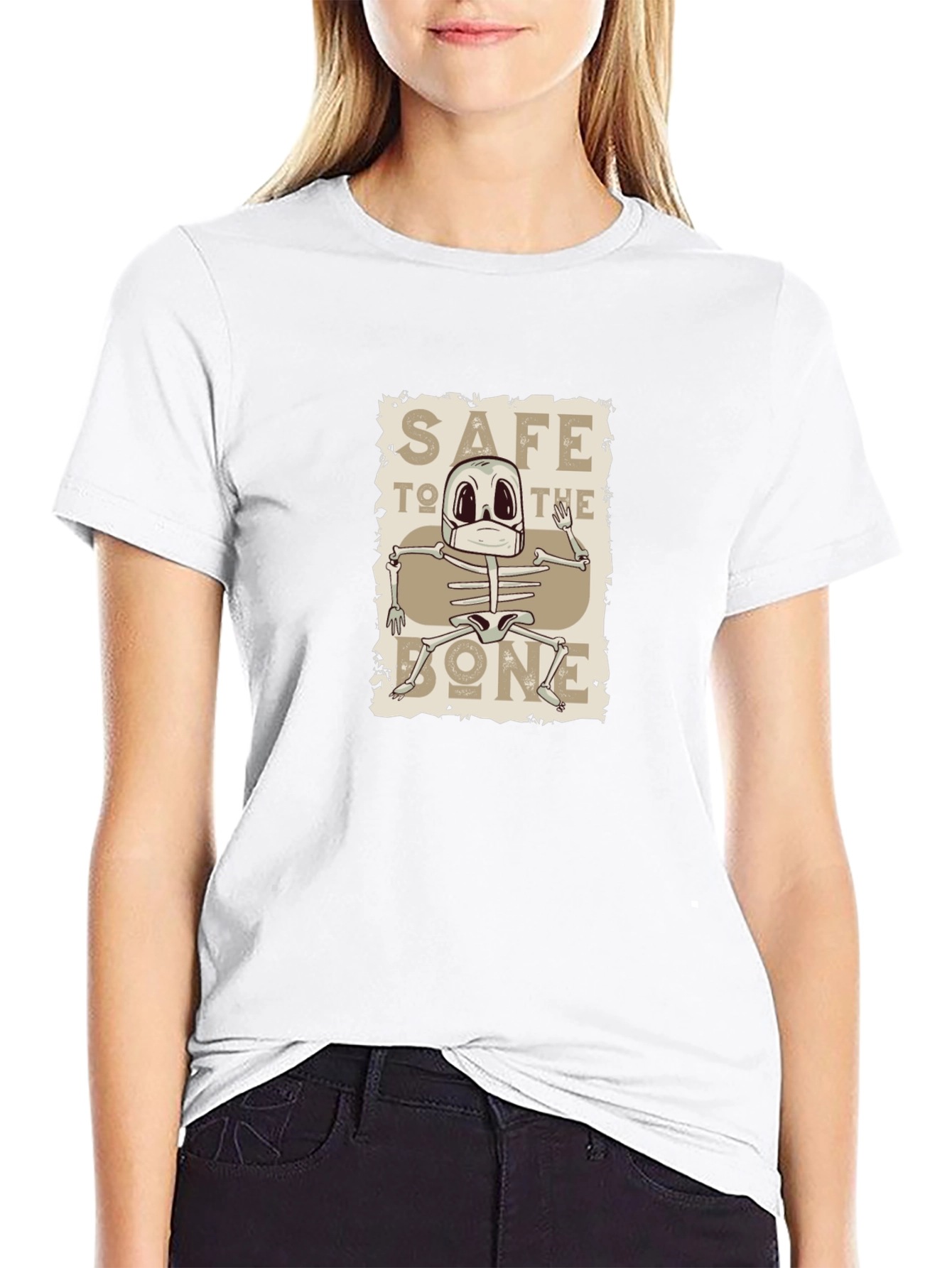 Safe To The Bone Skeleton T-Shirt