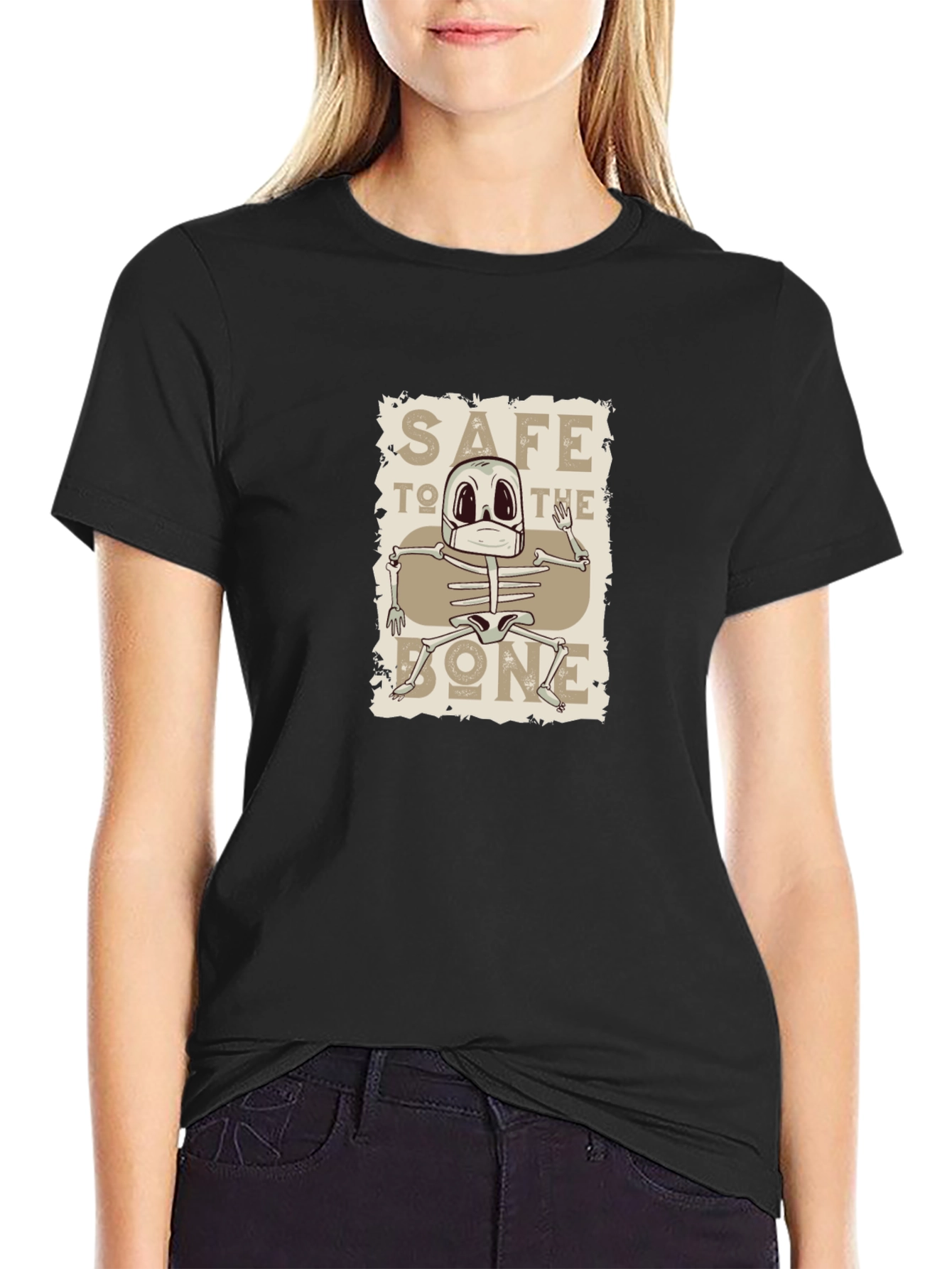 Safe To The Bone Skeleton T-Shirt