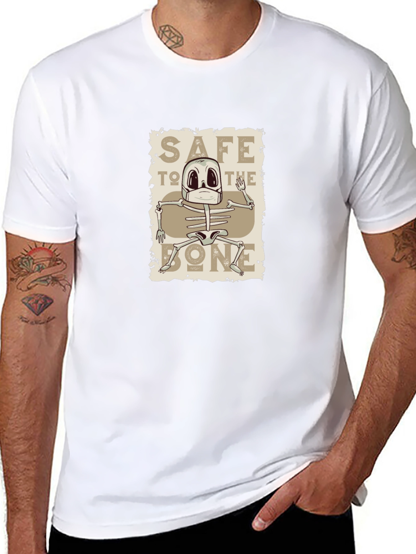 Safe To The Bone Skeleton T-Shirt