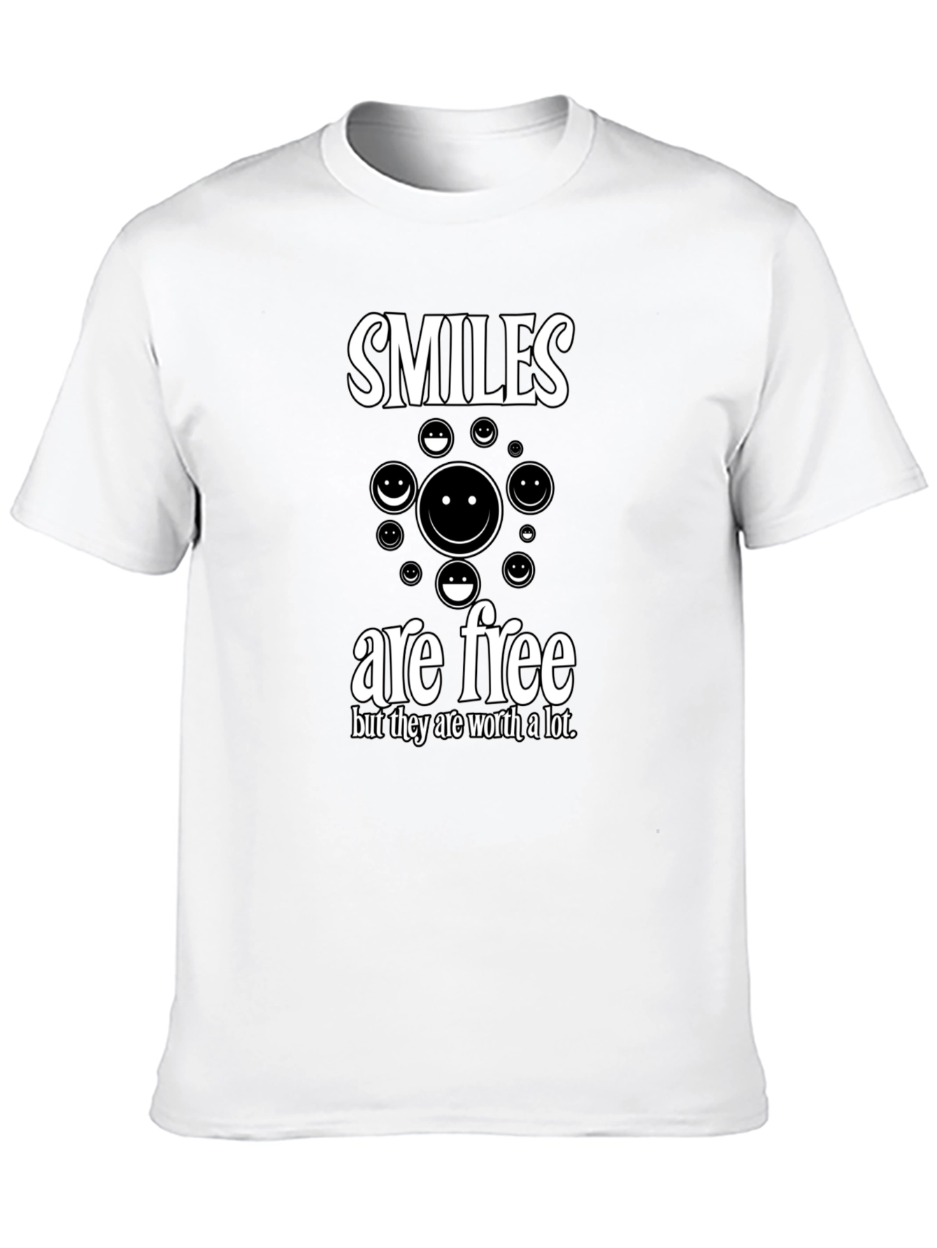 Smiles Are Free Graphic Print Tee