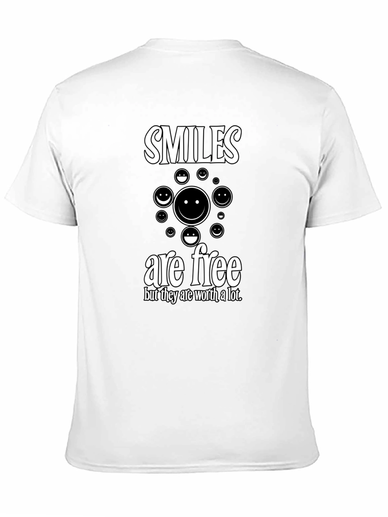 Smiles Are Free Graphic Print Tee