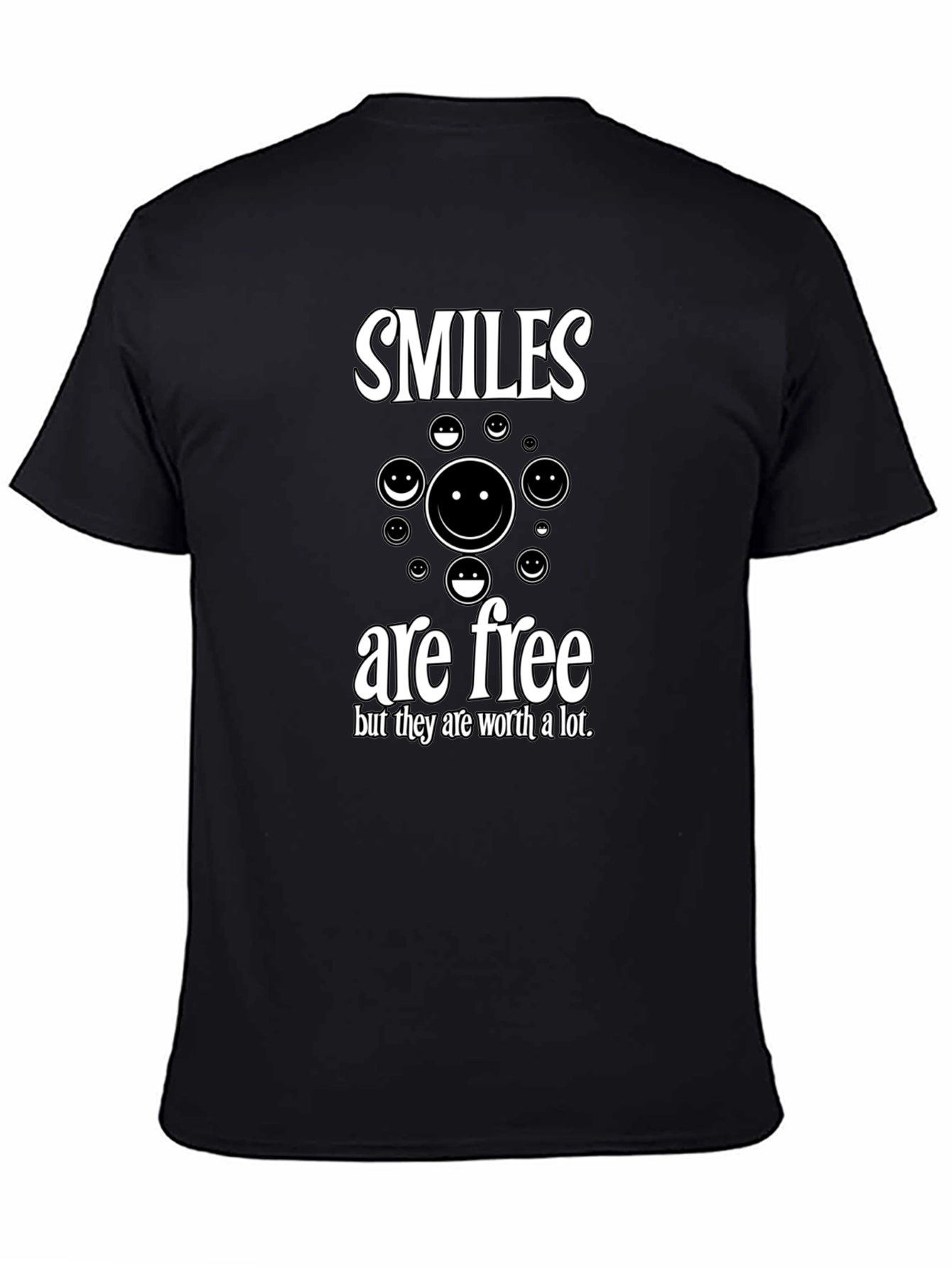 Smiles Are Free Graphic Print Tee