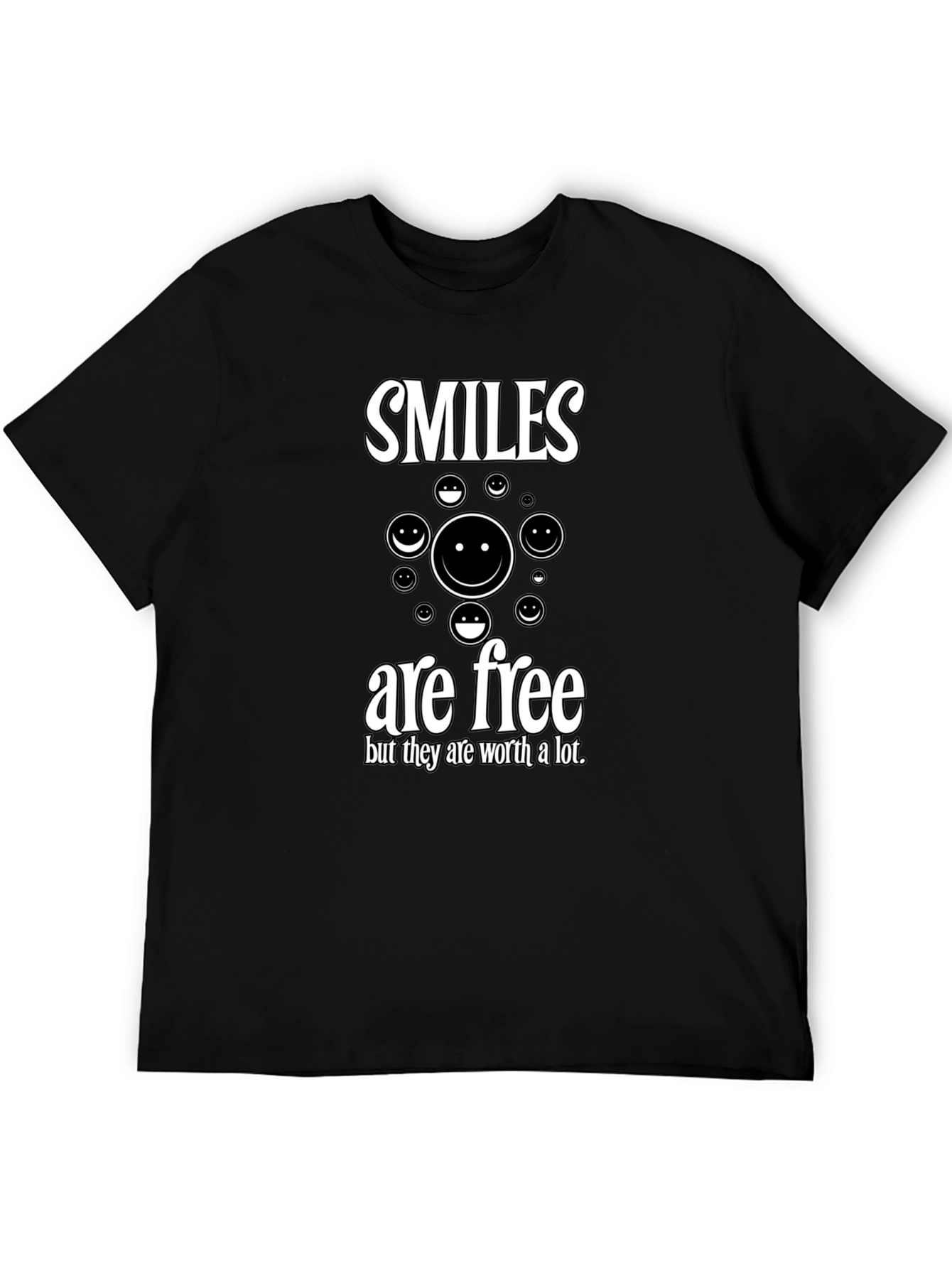 Smiles Are Free Graphic Print Tee