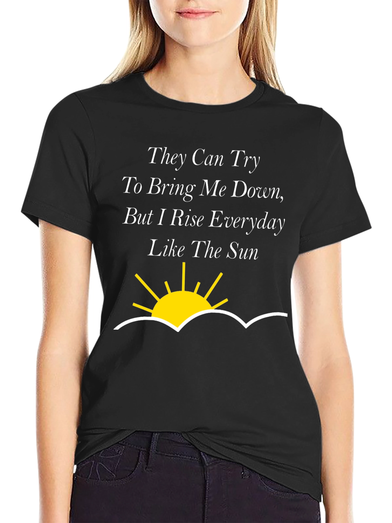 Inspirational Sun Graphic T-Shirt