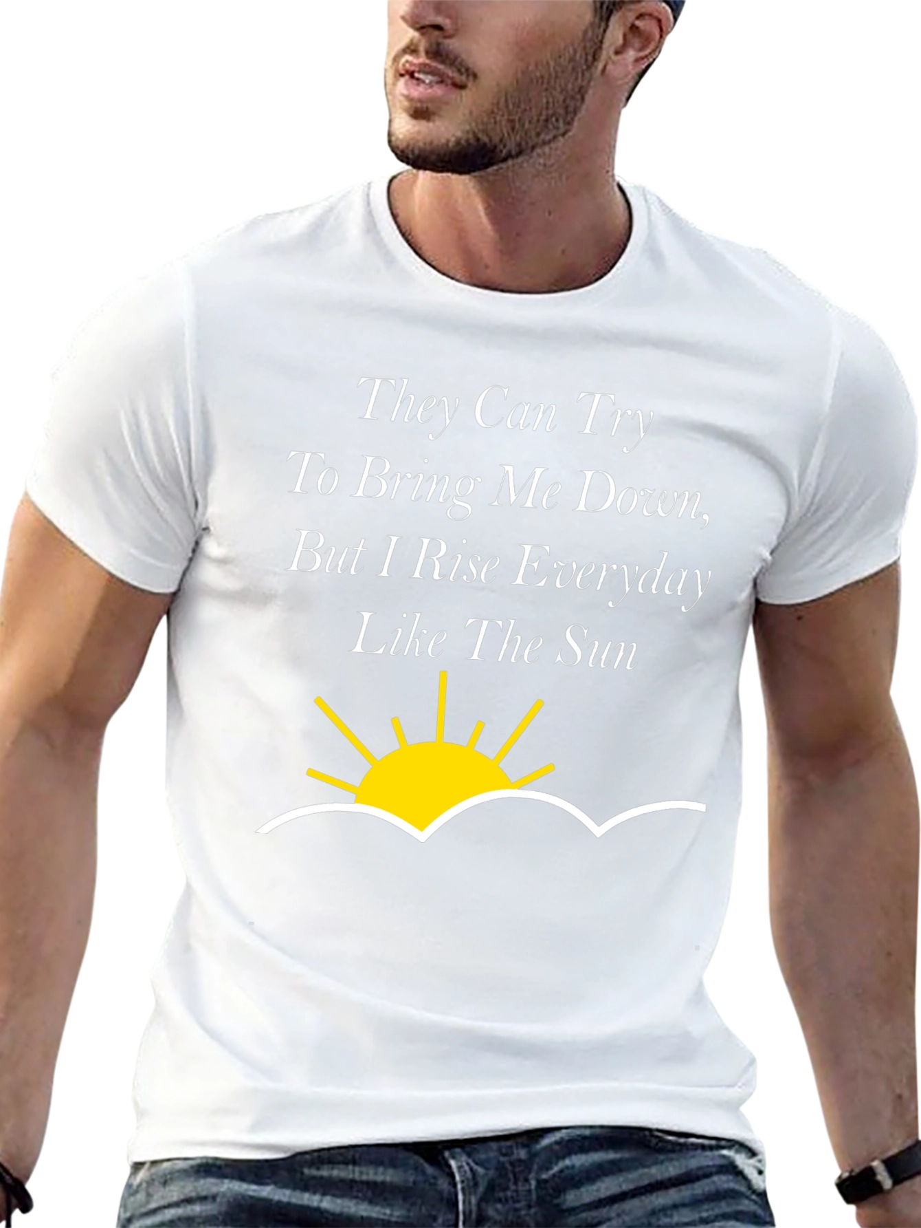 Inspirational Sun Graphic T-Shirt
