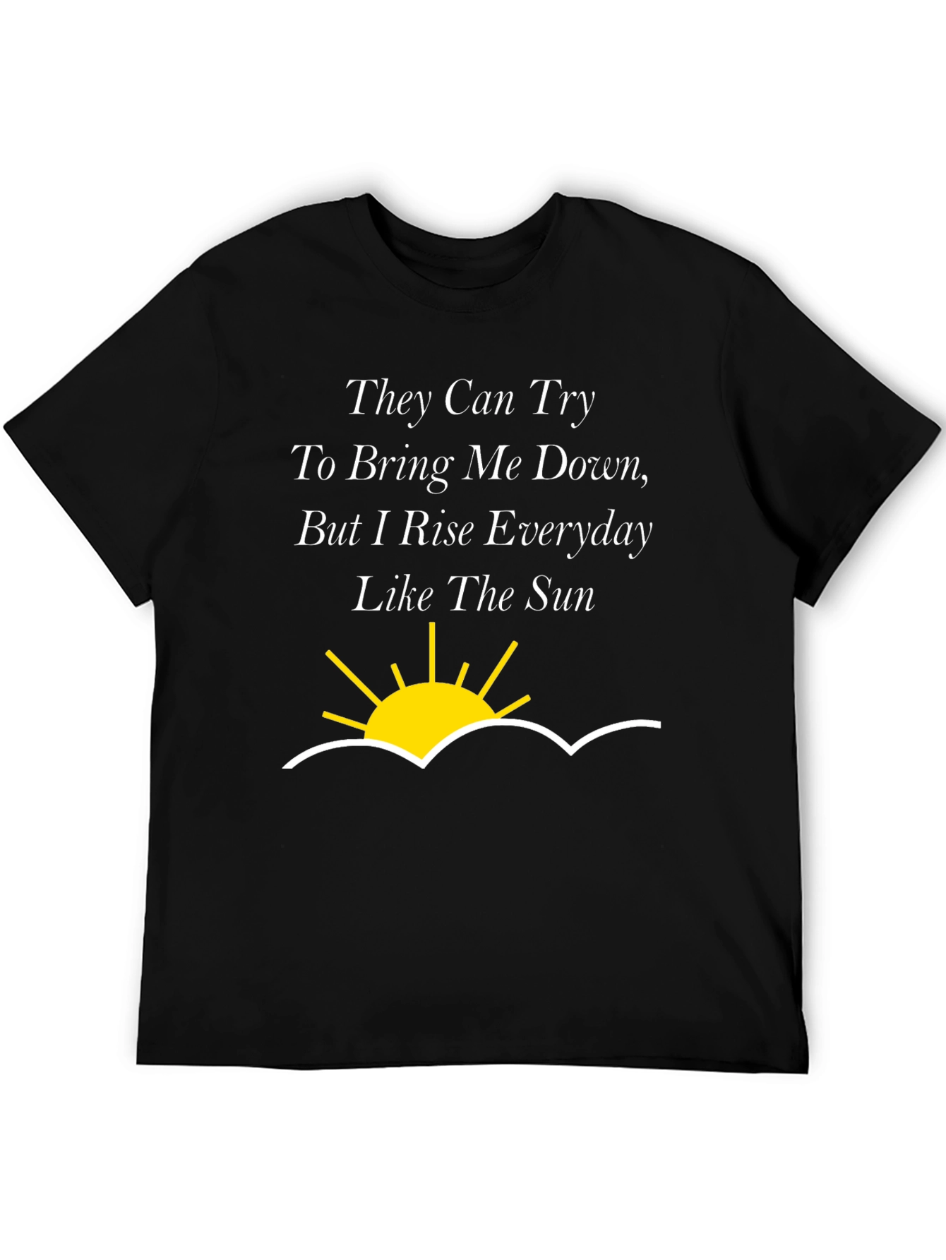 Inspirational Sun Graphic T-Shirt