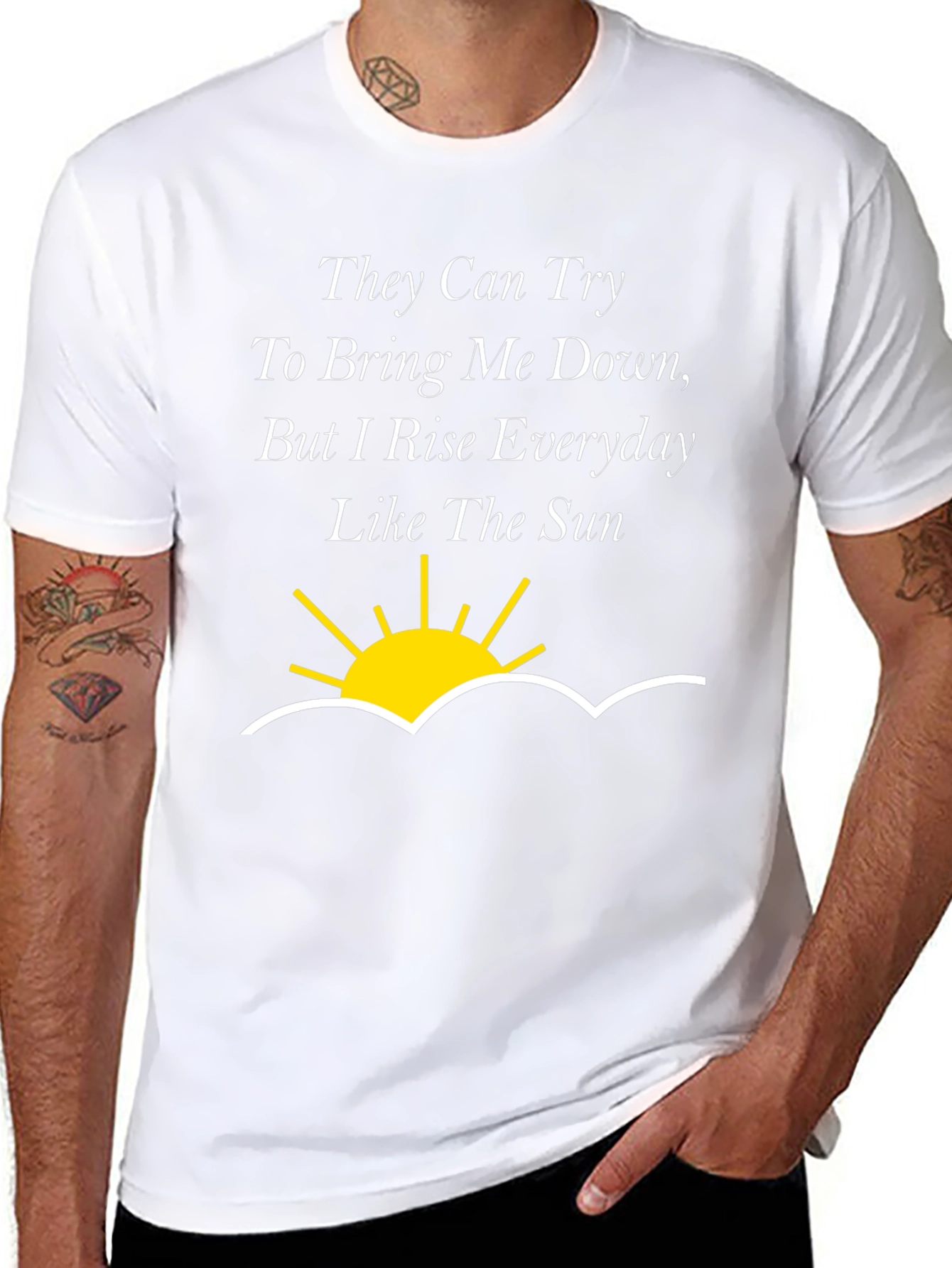 Inspirational Sun Graphic T-Shirt