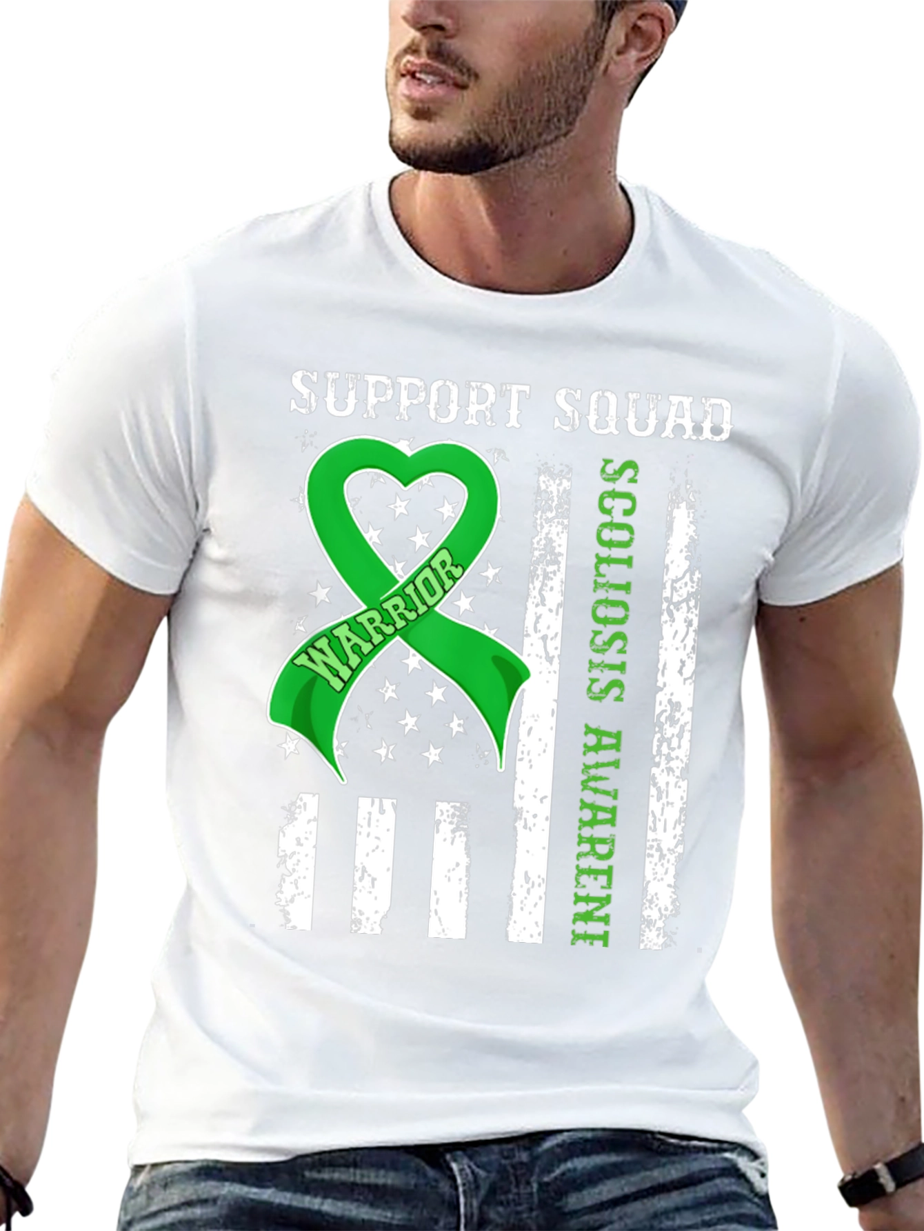 Support Squad Scoliosis Awareness T-Shirt