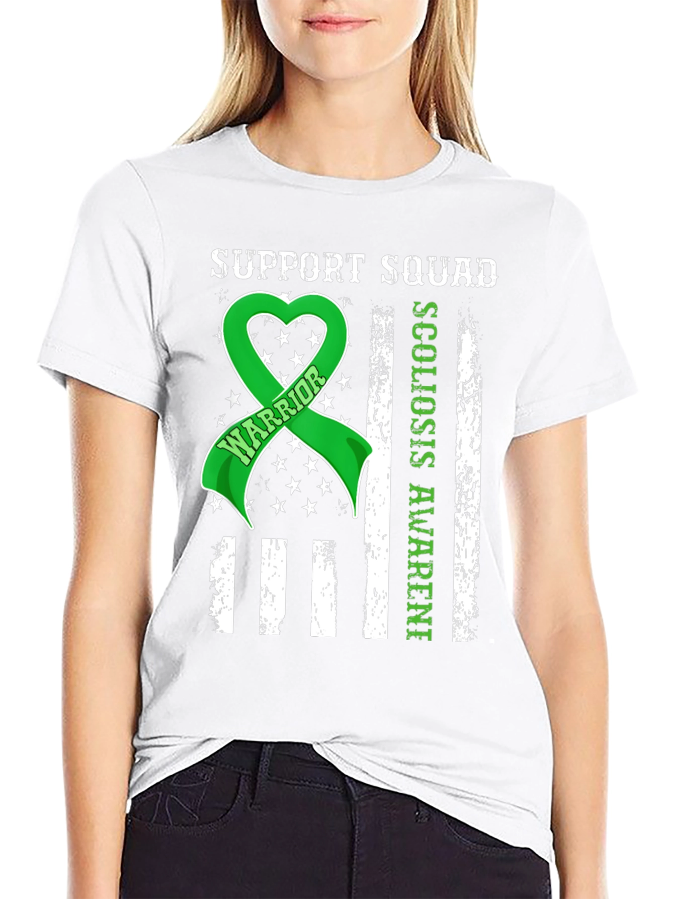 Support Squad Scoliosis Awareness T-Shirt