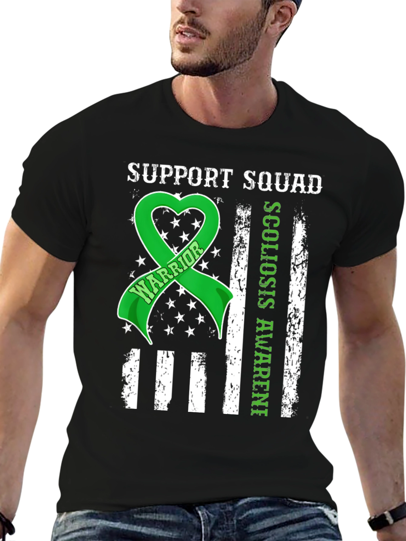 Support Squad Scoliosis Awareness T-Shirt