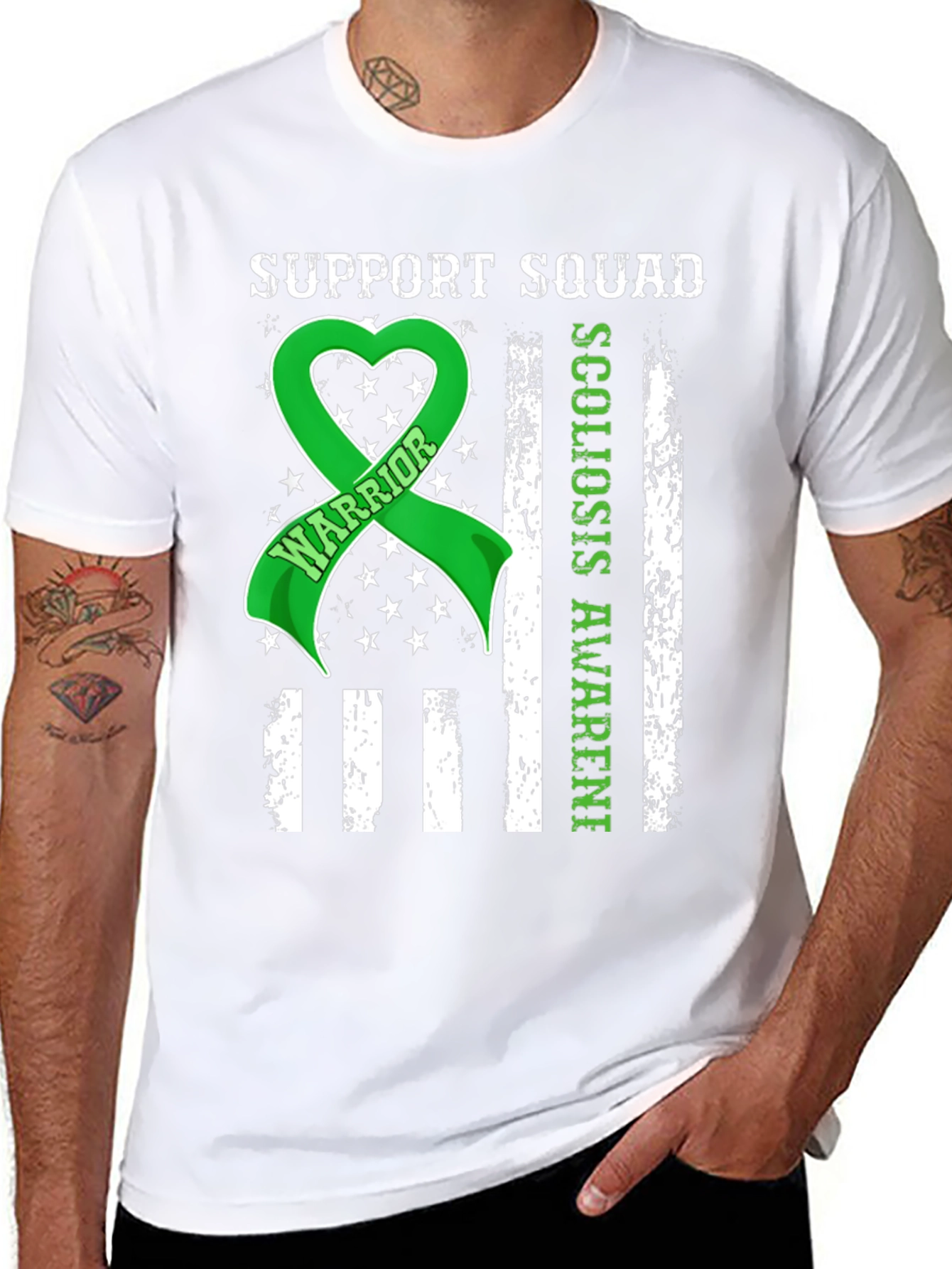 Support Squad Scoliosis Awareness T-Shirt