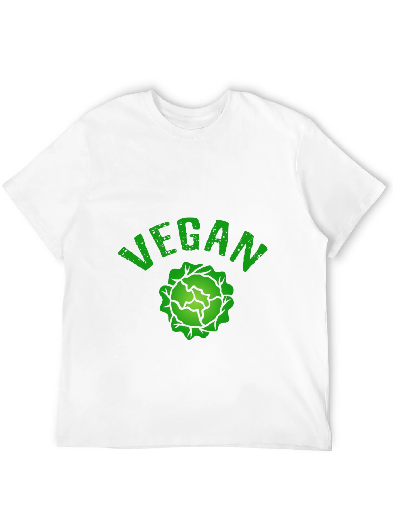 Vegan Cabbage Graphic T-Shirt - Black