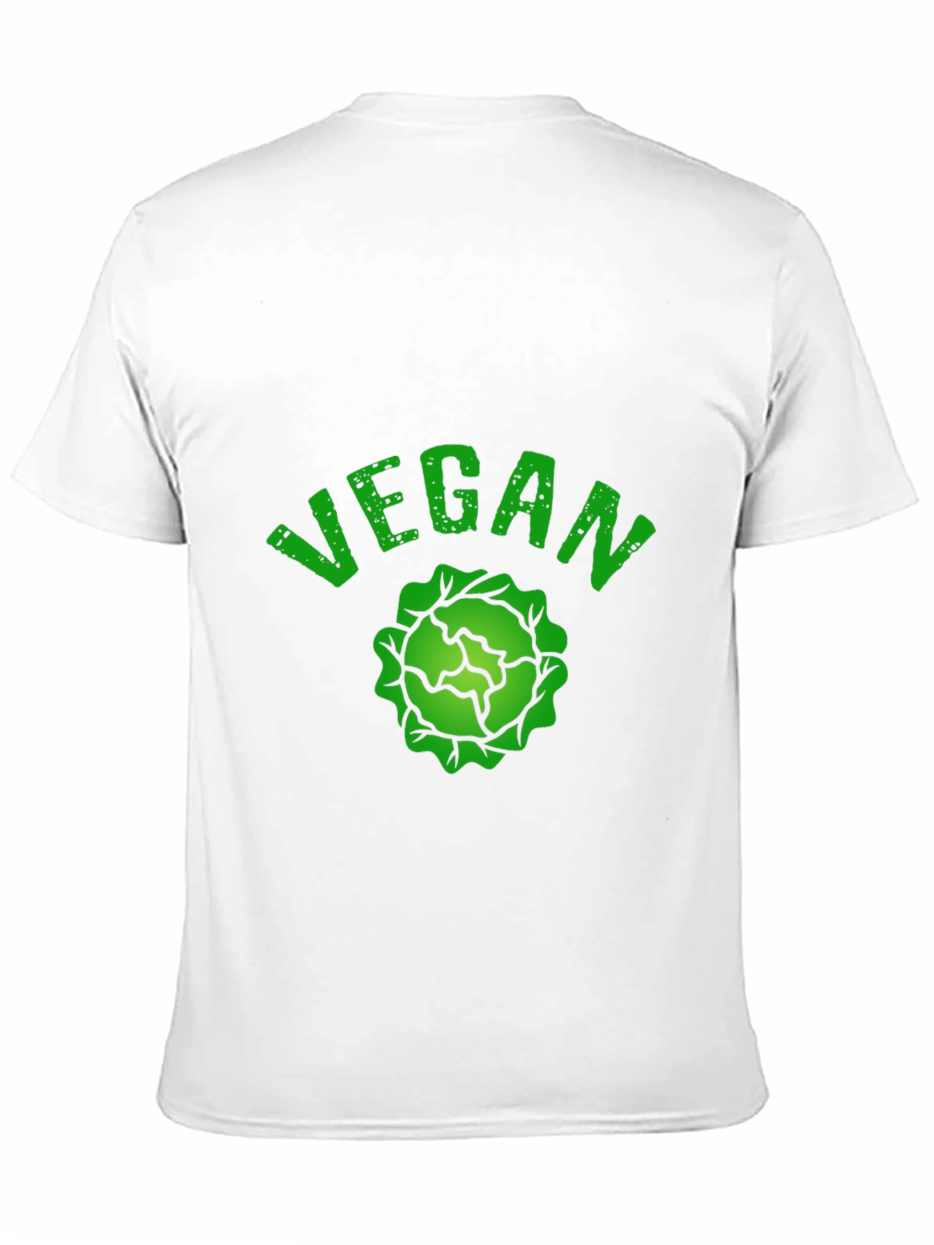 Vegan Cabbage Graphic T-Shirt - Black