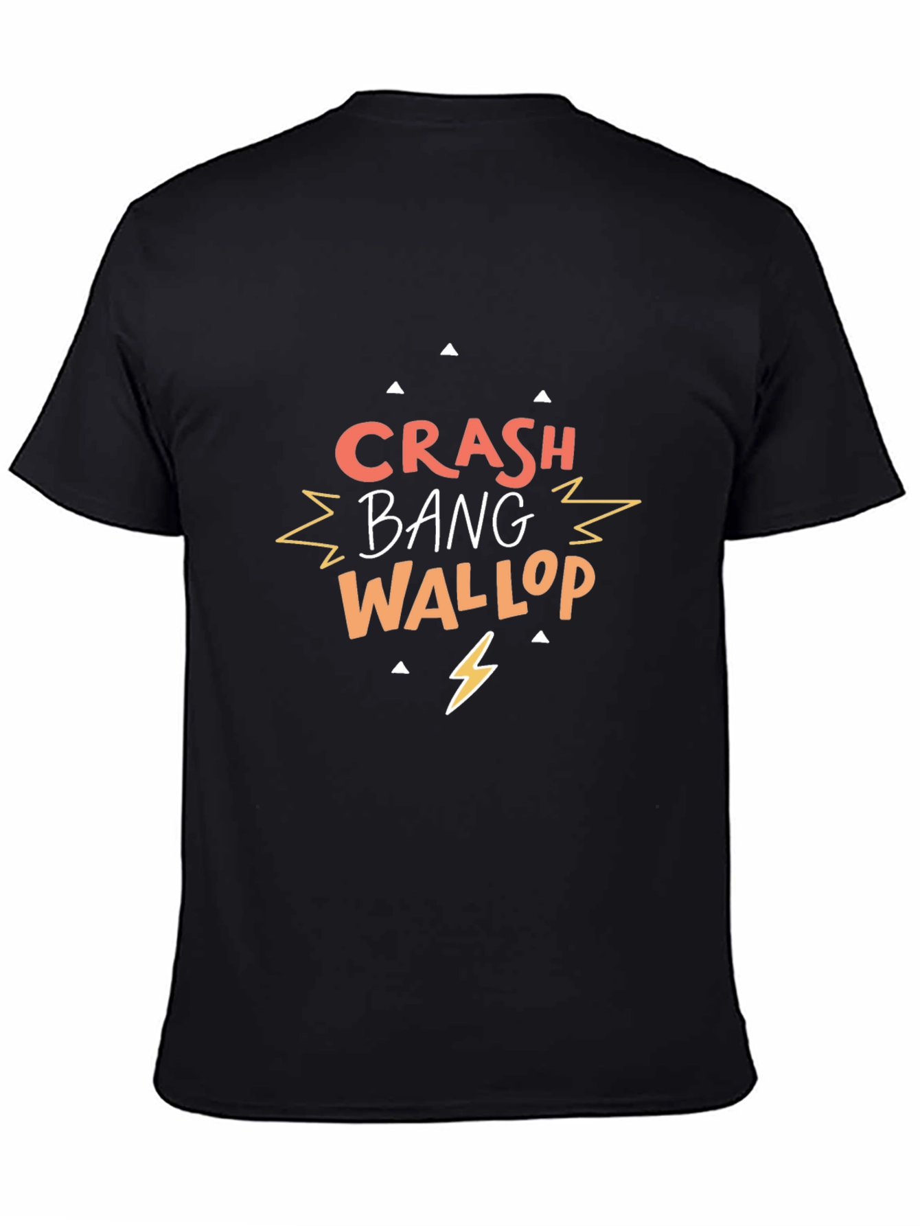 Crash Bang Wallop Graphic Tee - Mens Black T-Shirt